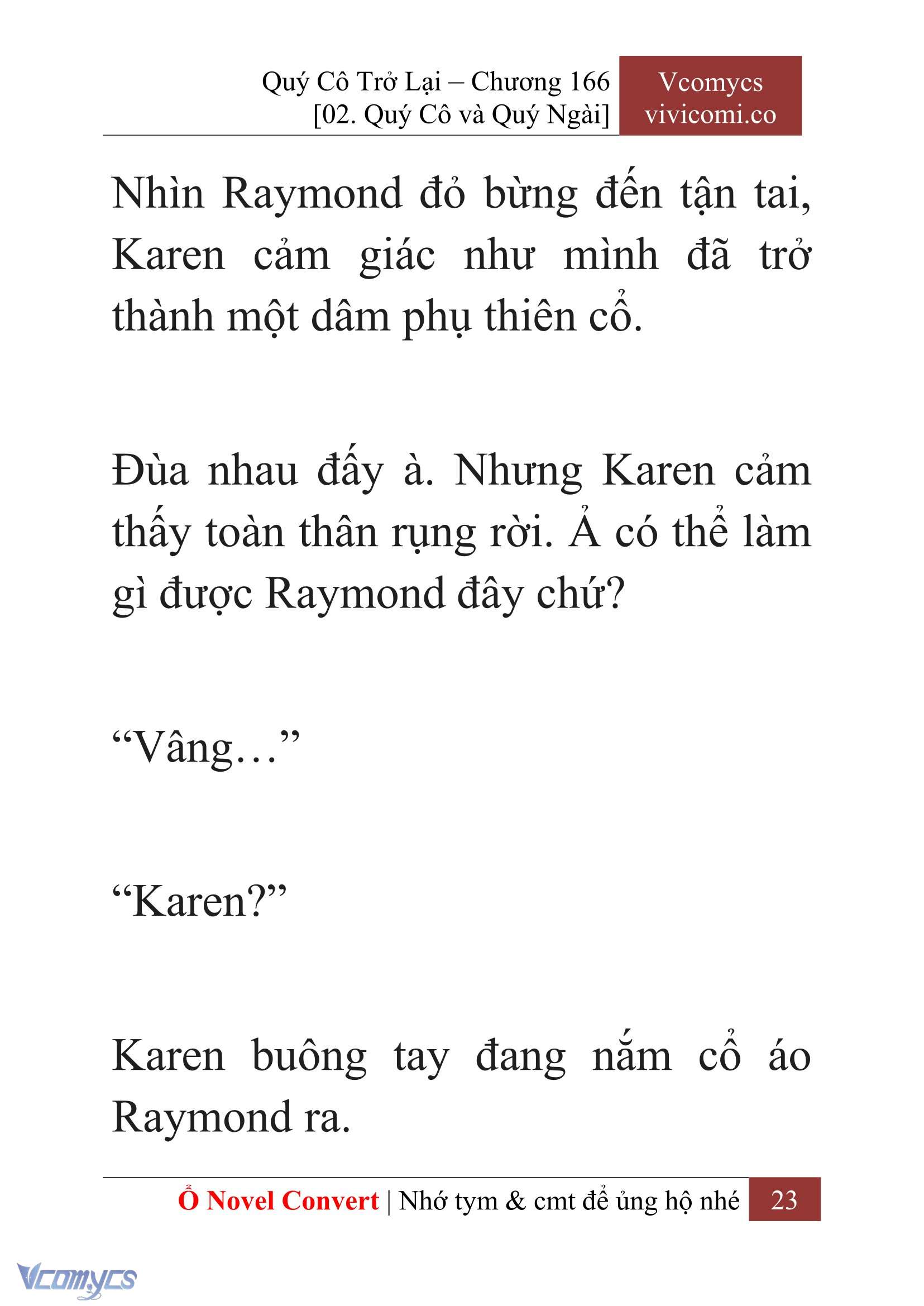 [Novel] Quý Cô Trở Lại Chapter 166 - Trang 26