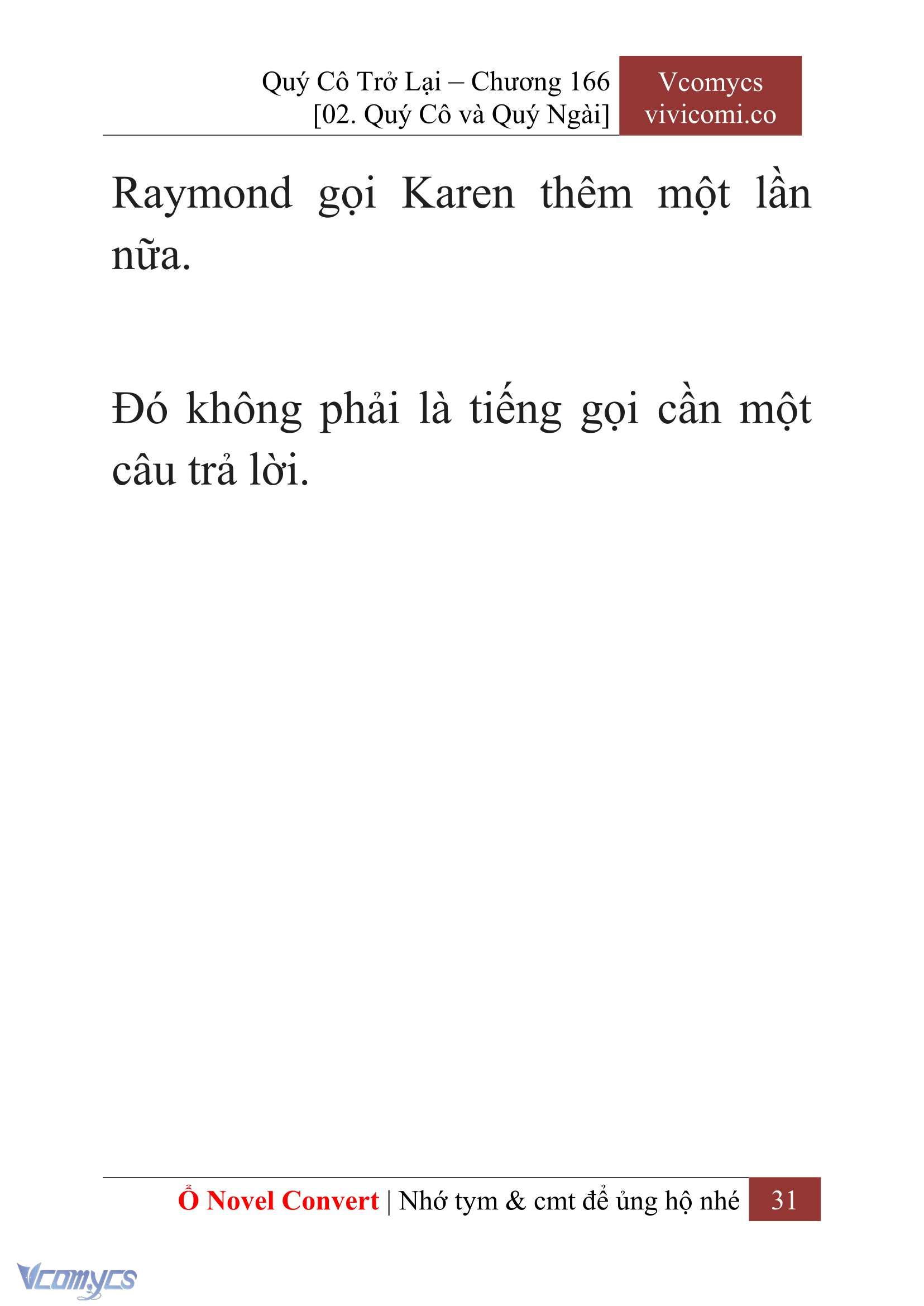 [Novel] Quý Cô Trở Lại Chapter 166 - Trang 34