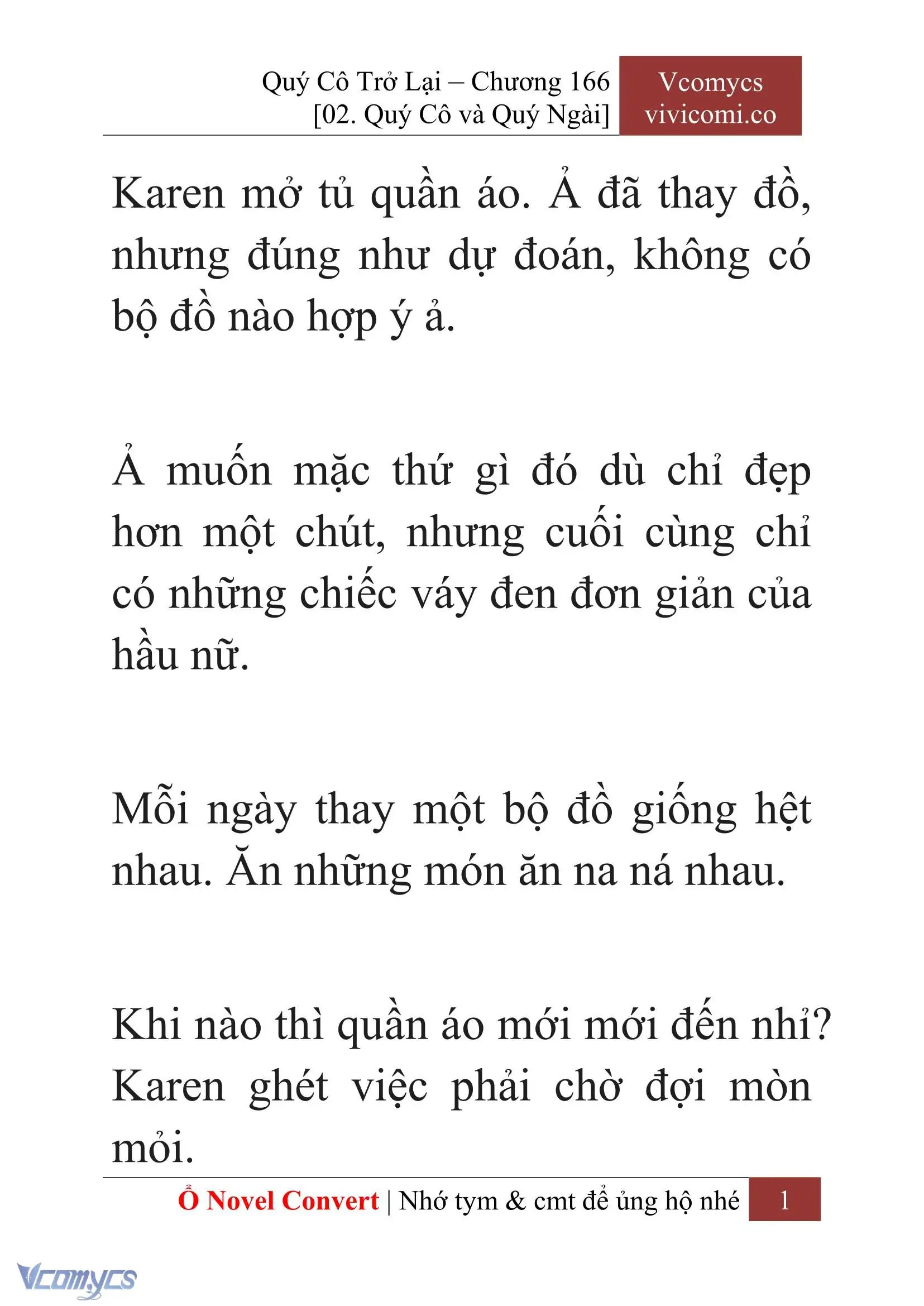 [Novel] Quý Cô Trở Lại Chapter 166 - Trang 4