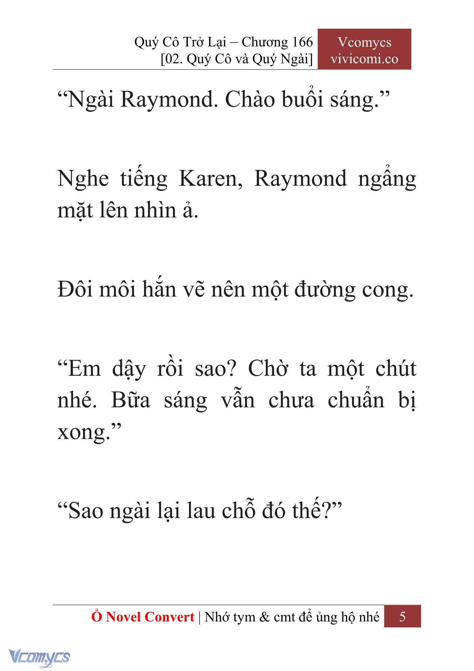 [Novel] Quý Cô Trở Lại Chapter 166 - Trang 8