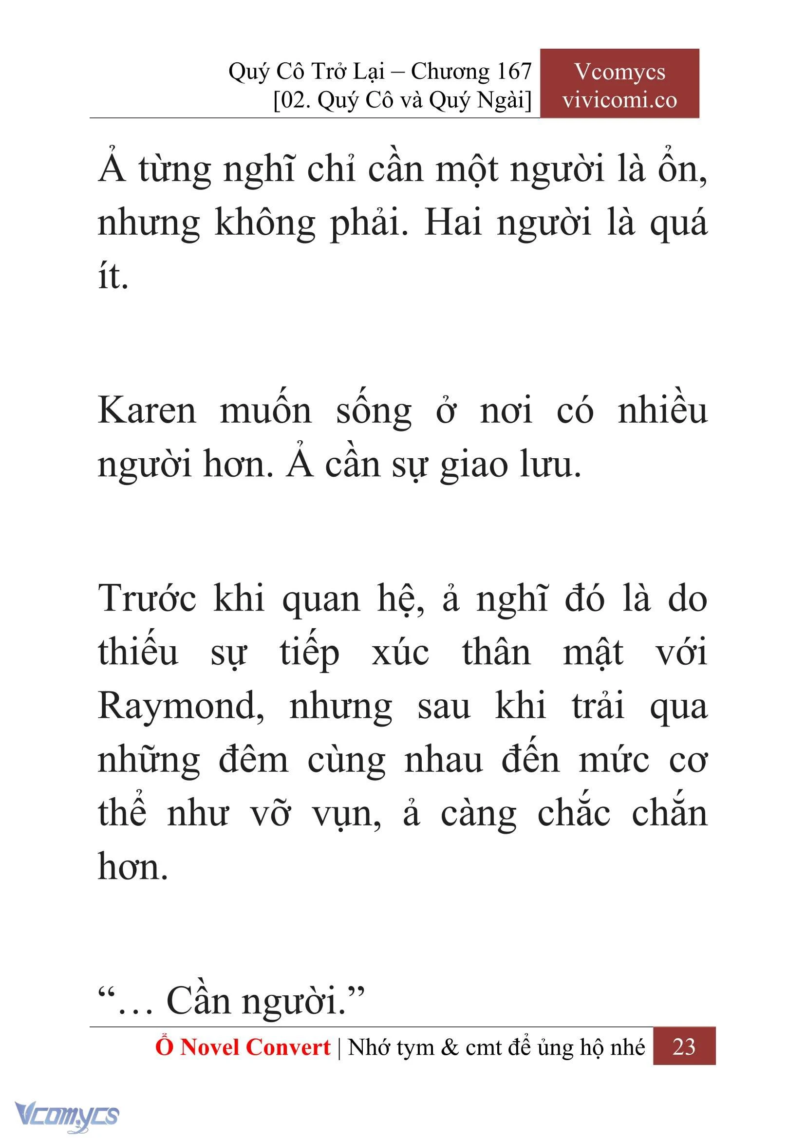 [Novel] Quý Cô Trở Lại Chapter 167 - Trang 26