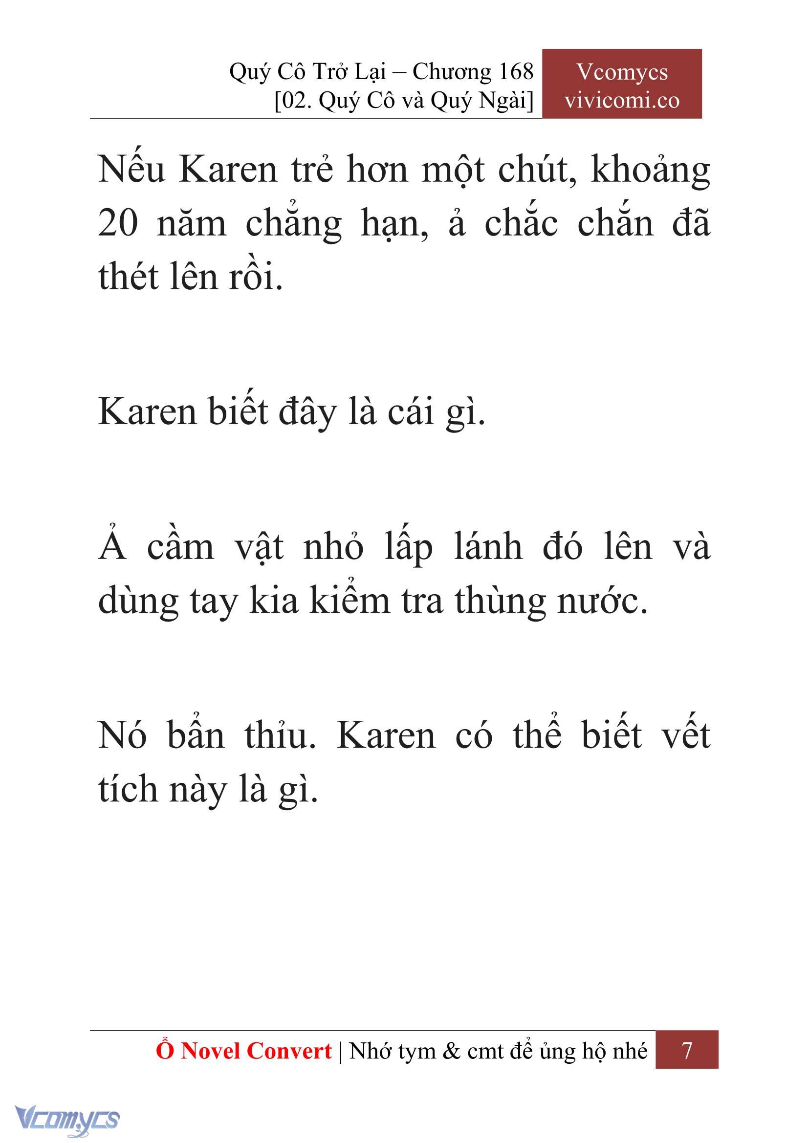 [Novel] Quý Cô Trở Lại Chapter 168 - Trang 10