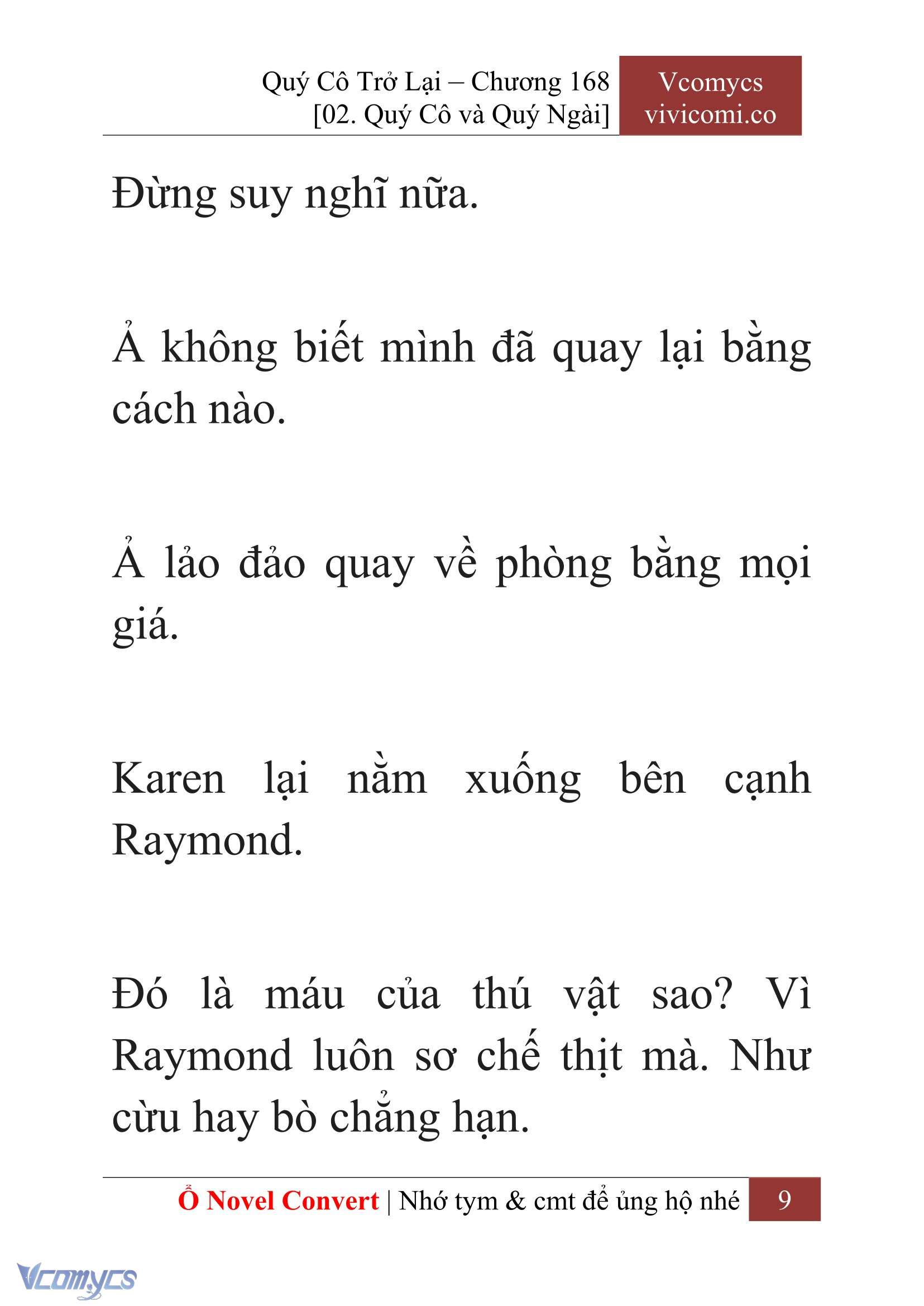 [Novel] Quý Cô Trở Lại Chapter 168 - Trang 12