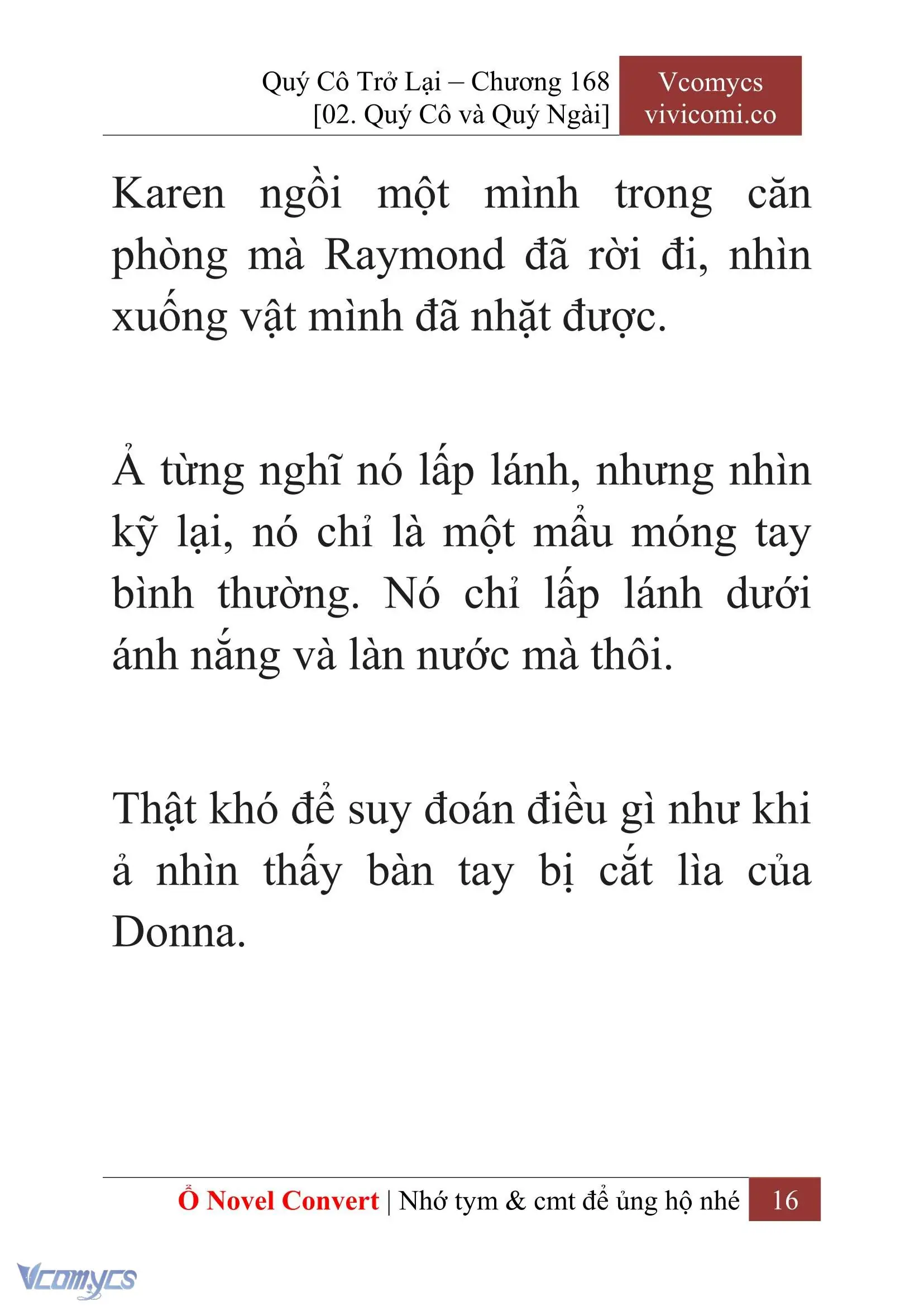 [Novel] Quý Cô Trở Lại Chapter 168 - Trang 19