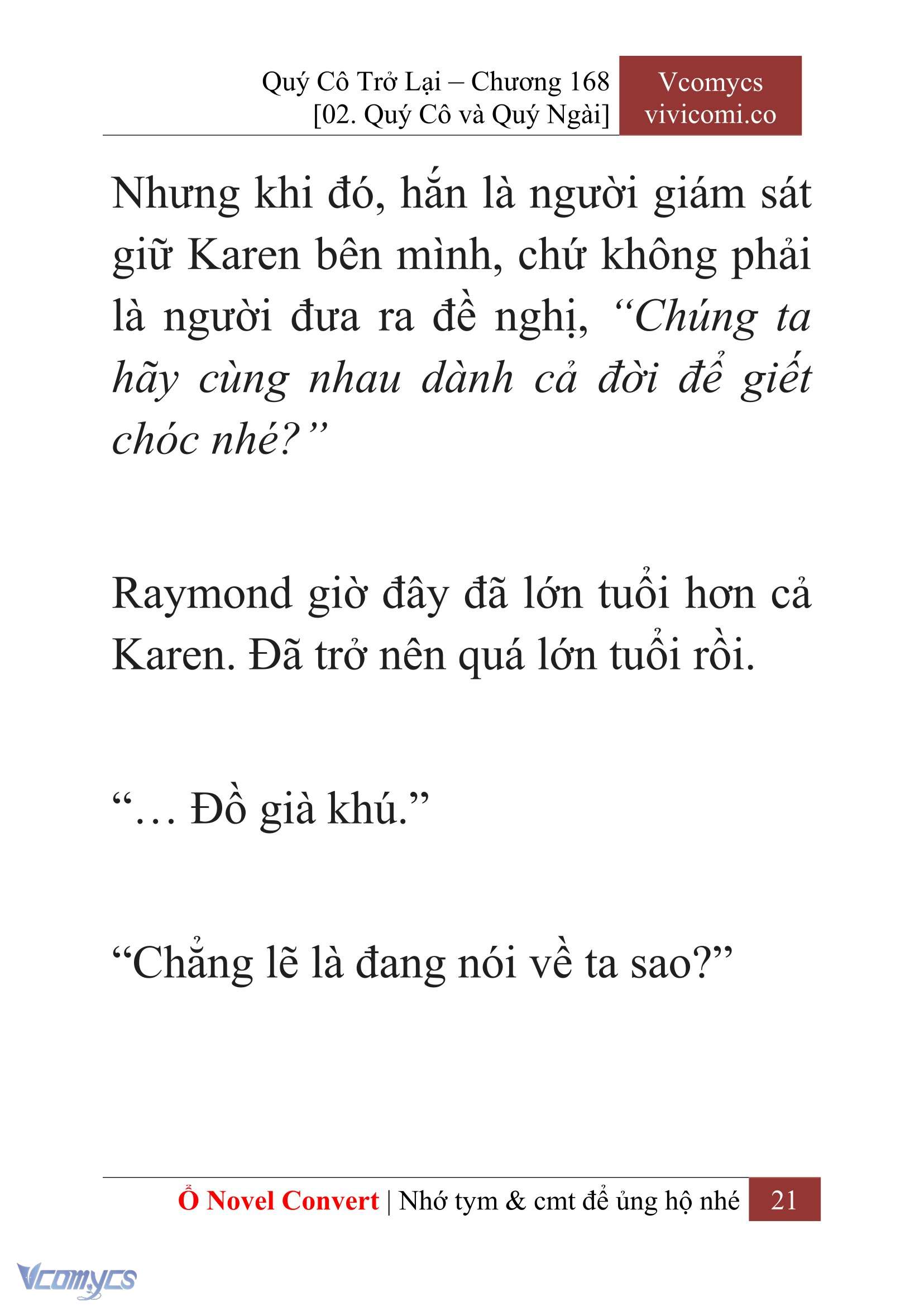 [Novel] Quý Cô Trở Lại Chapter 168 - Trang 24