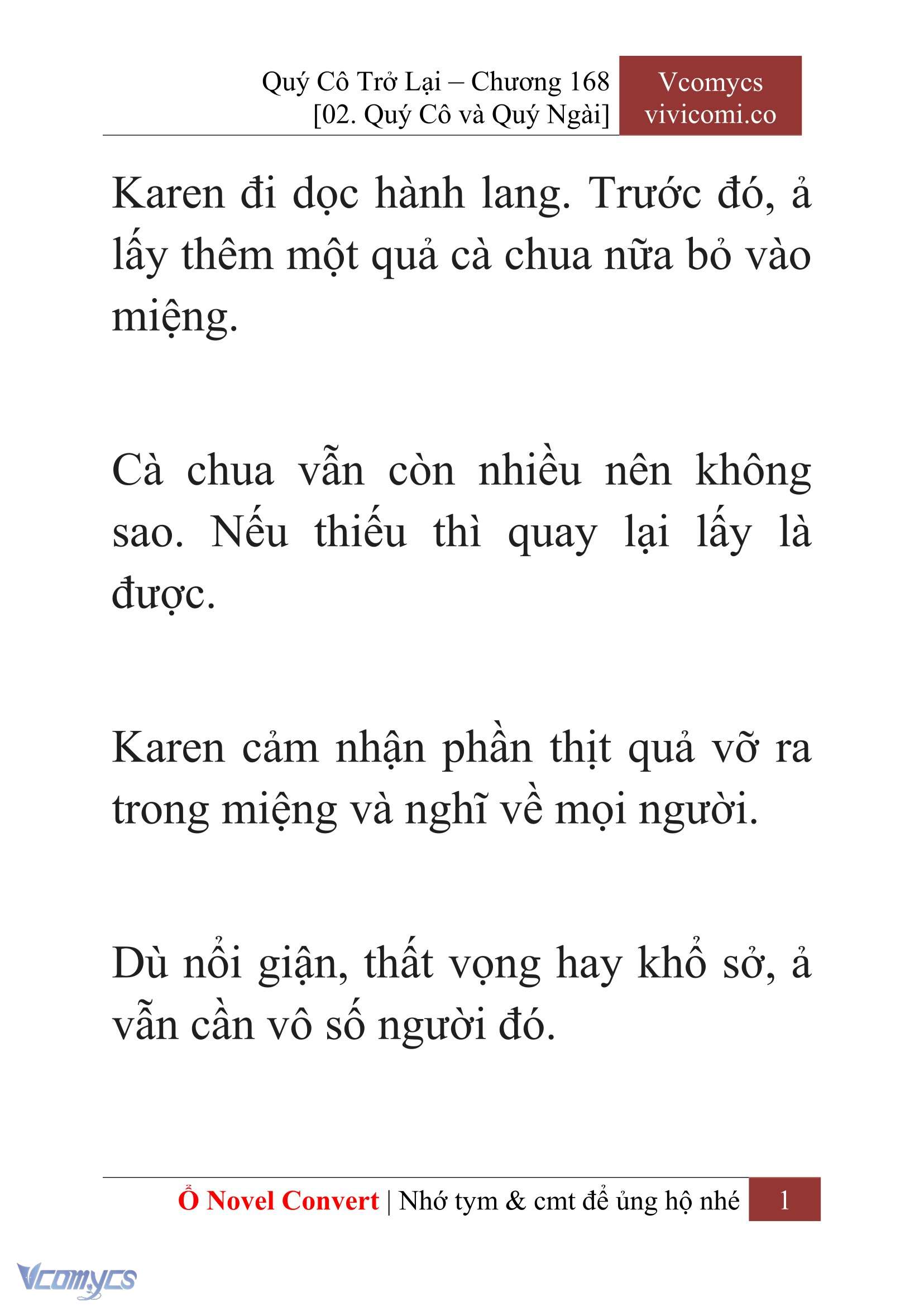 [Novel] Quý Cô Trở Lại Chapter 168 - Trang 4