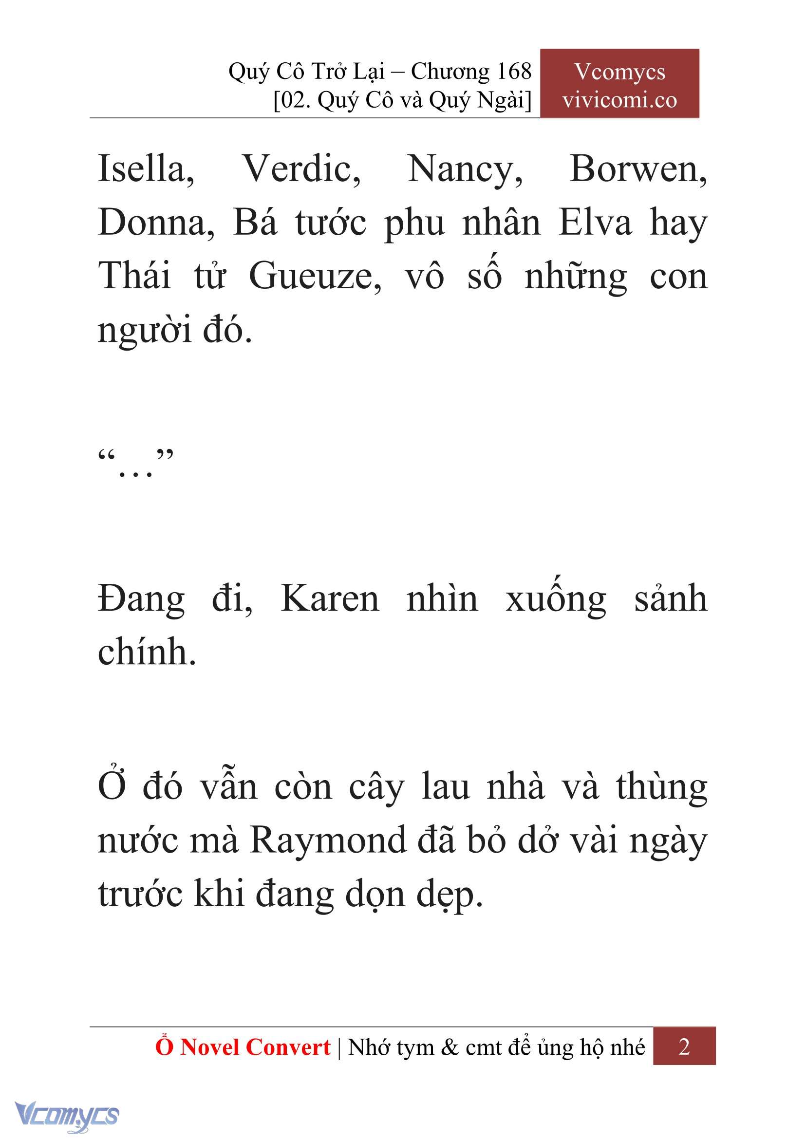 [Novel] Quý Cô Trở Lại Chapter 168 - Trang 5