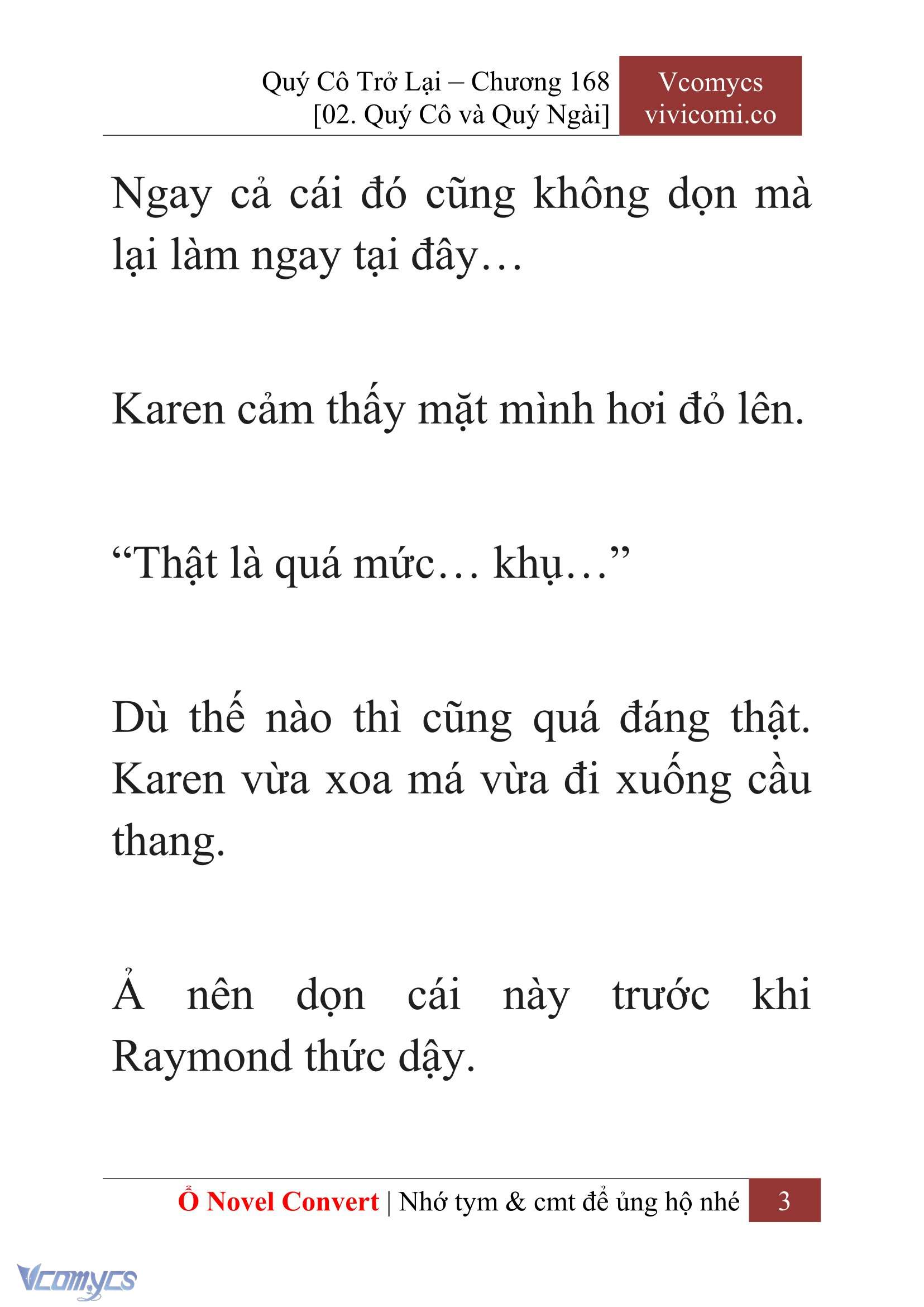 [Novel] Quý Cô Trở Lại Chapter 168 - Trang 6