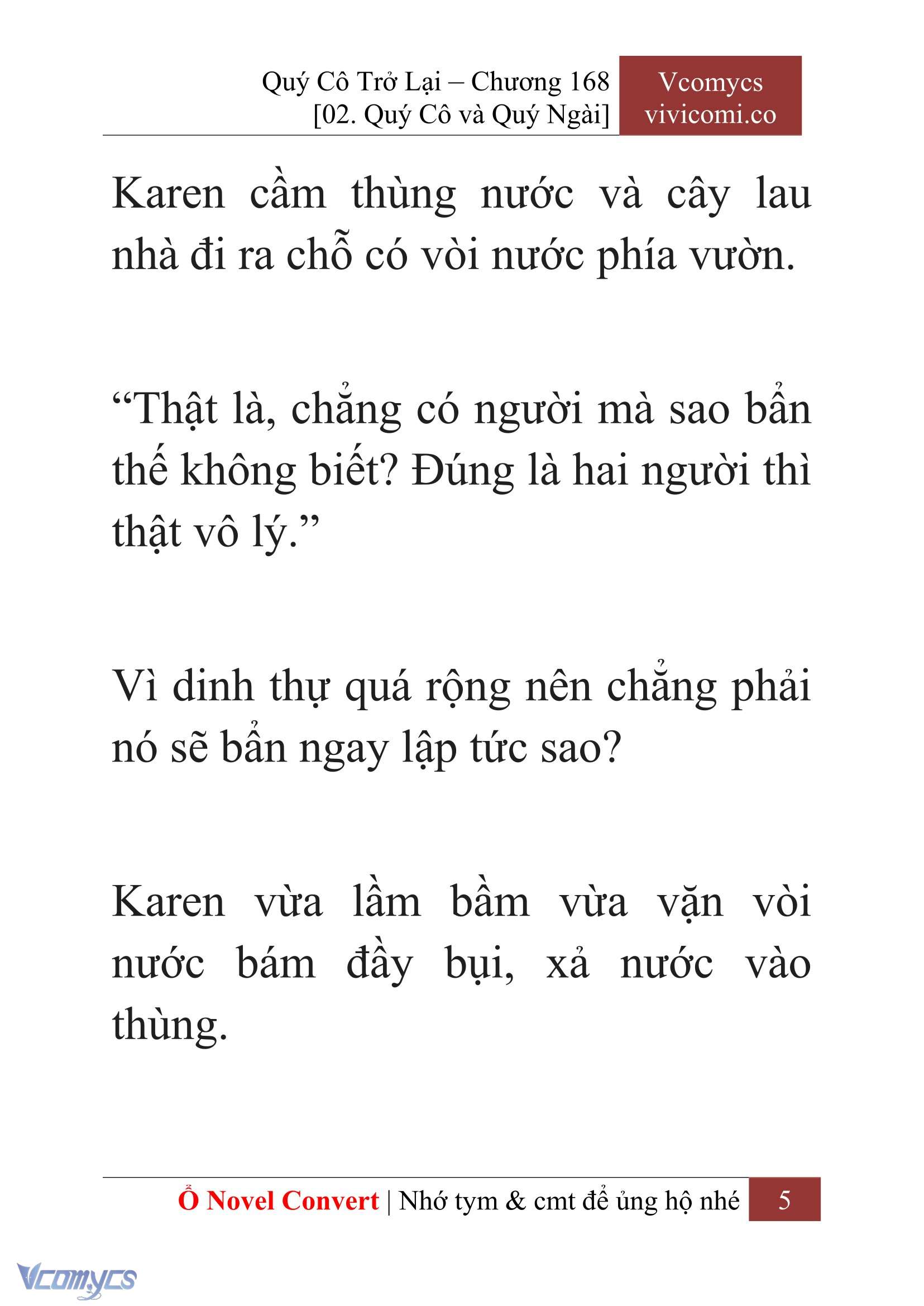 [Novel] Quý Cô Trở Lại Chapter 168 - Trang 8