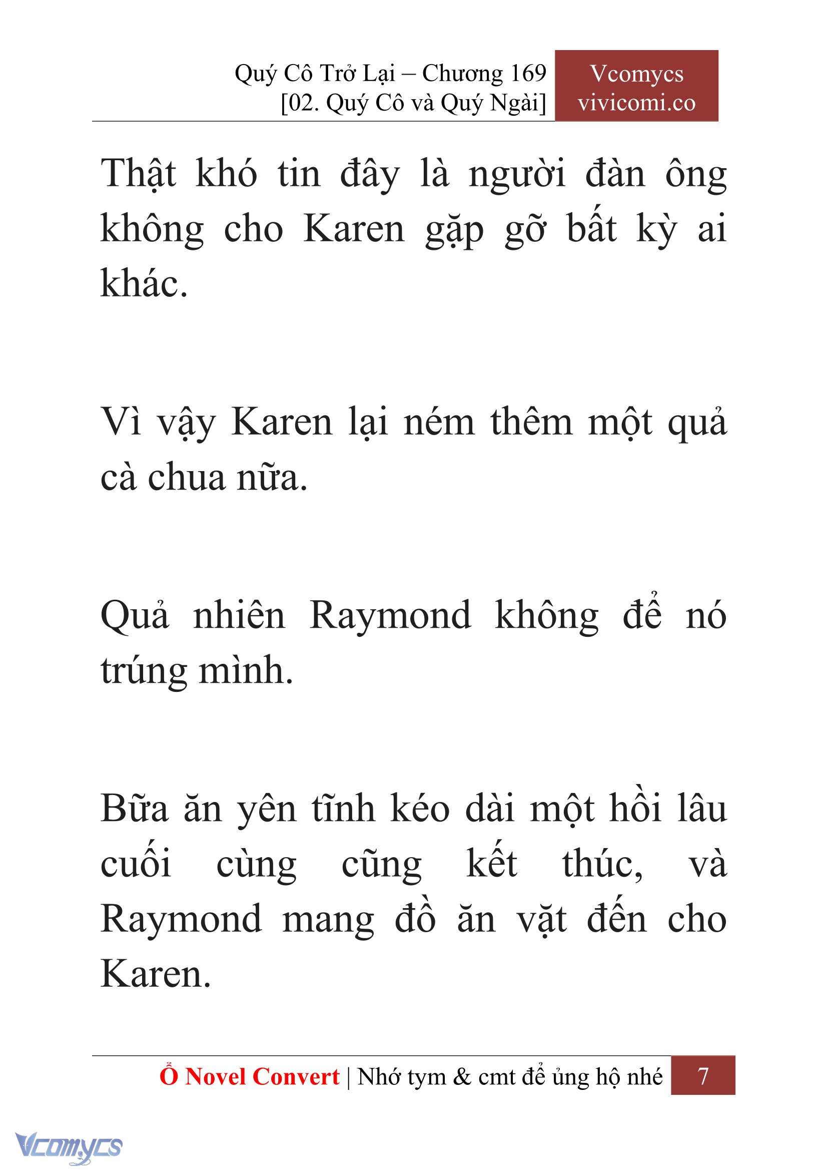 [Novel] Quý Cô Trở Lại Chapter 169 - Trang 10
