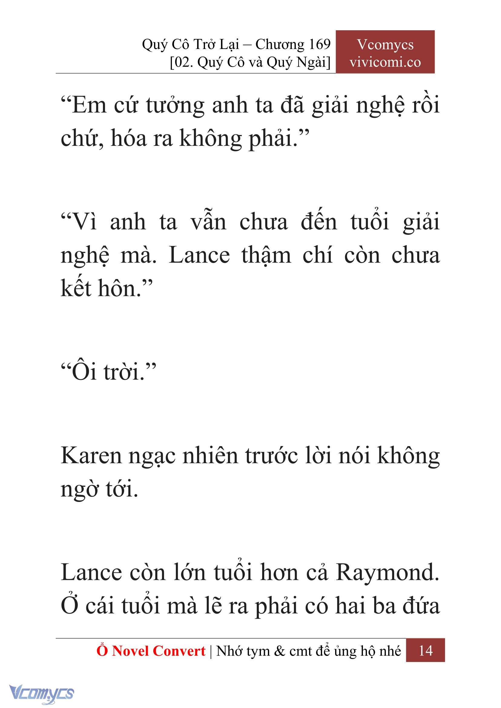 [Novel] Quý Cô Trở Lại Chapter 169 - Trang 17