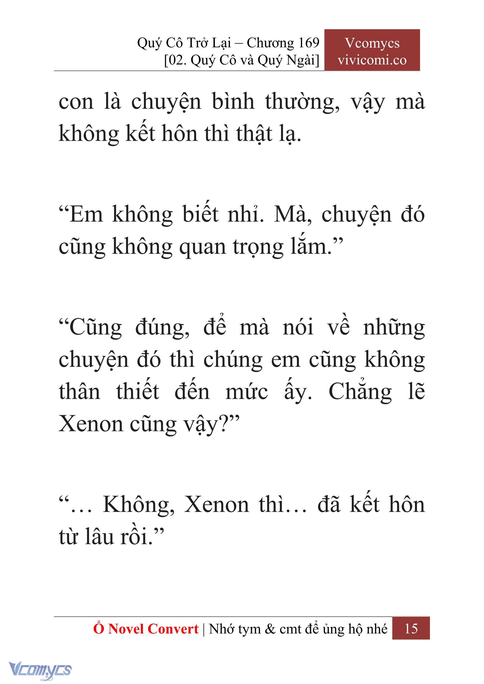 [Novel] Quý Cô Trở Lại Chapter 169 - Trang 18