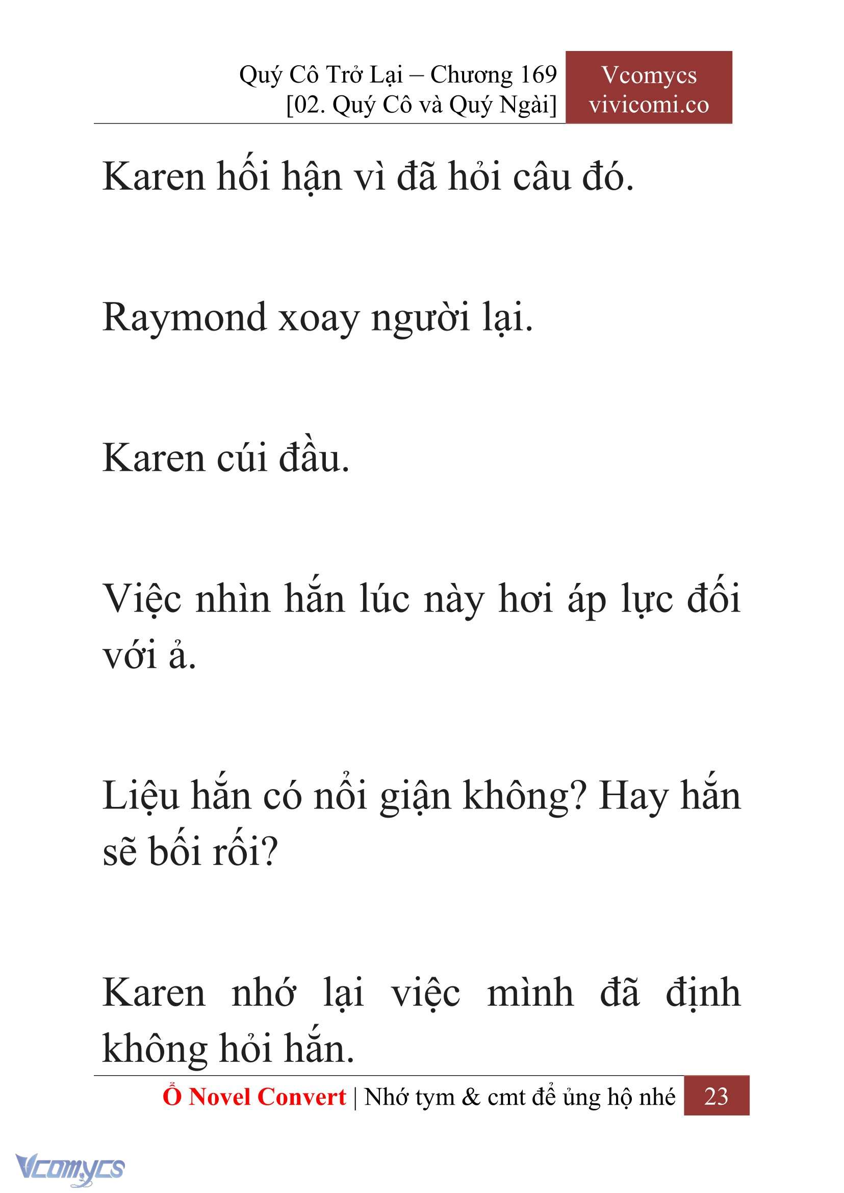 [Novel] Quý Cô Trở Lại Chapter 169 - Trang 26