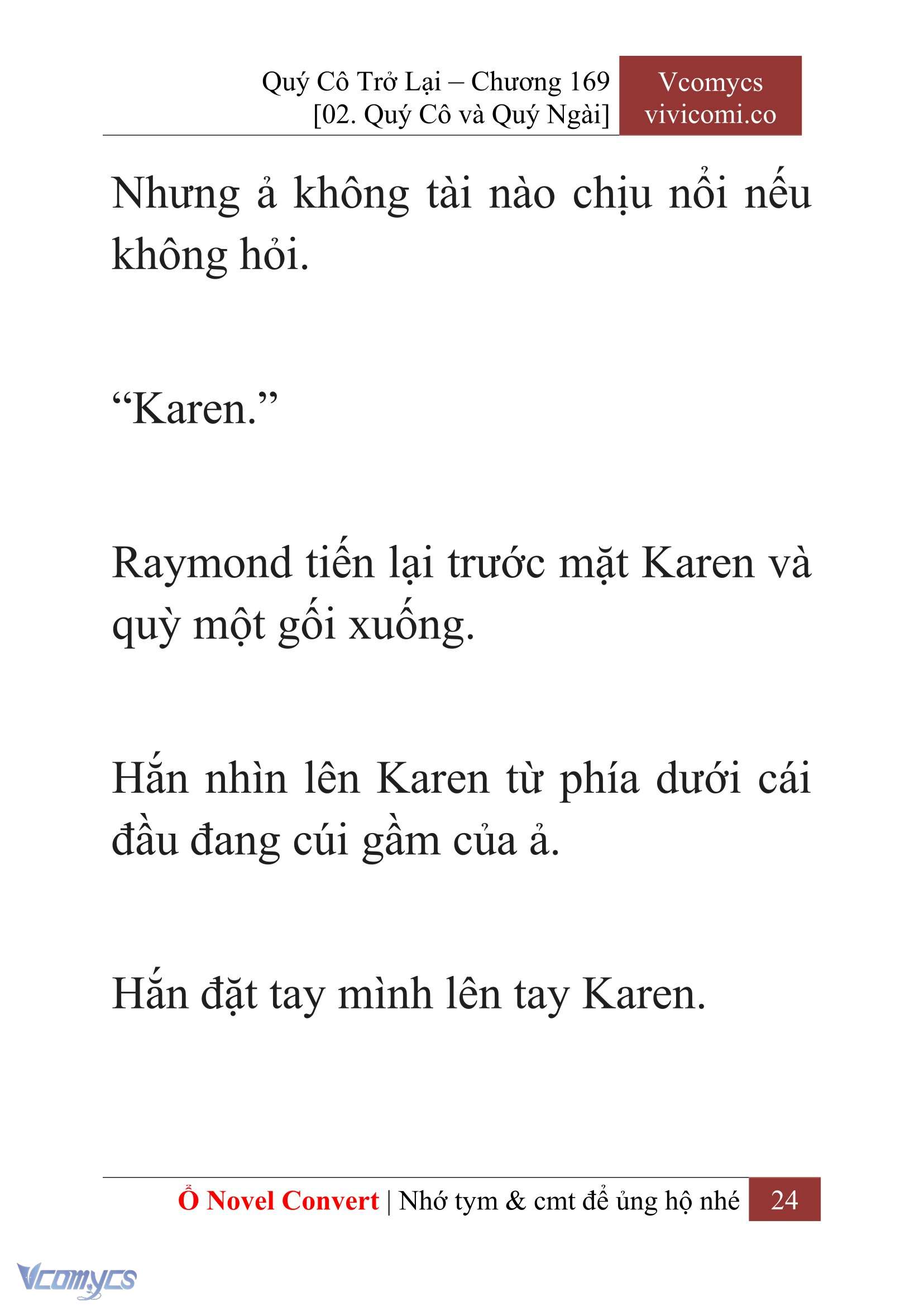 [Novel] Quý Cô Trở Lại Chapter 169 - Trang 27