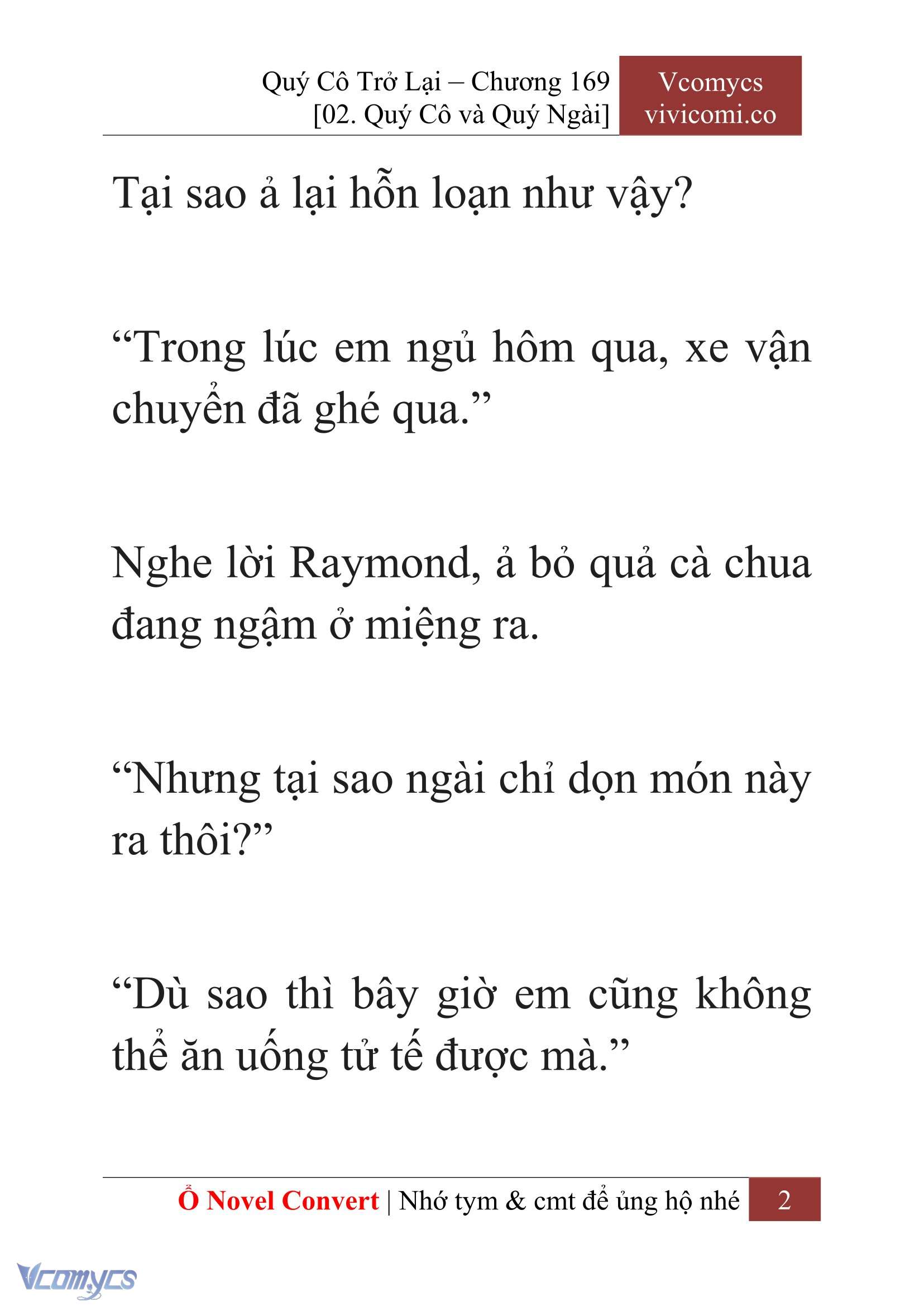 [Novel] Quý Cô Trở Lại Chapter 169 - Trang 5
