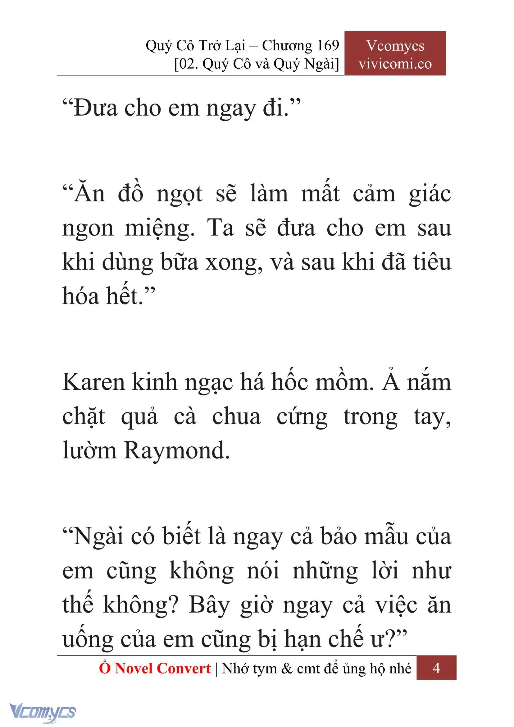 [Novel] Quý Cô Trở Lại Chapter 169 - Trang 7