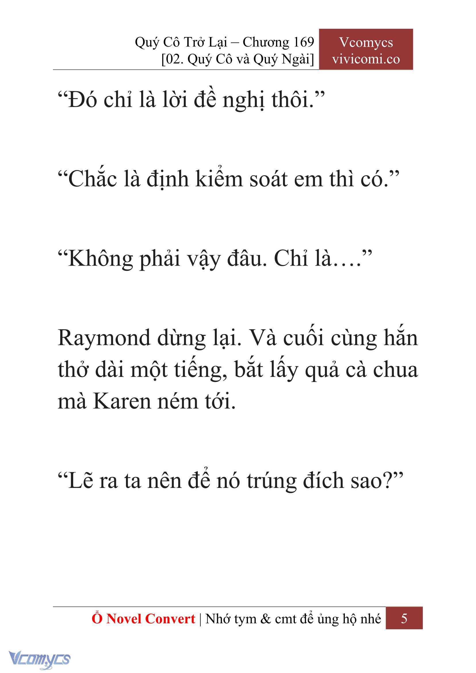 [Novel] Quý Cô Trở Lại Chapter 169 - Trang 8