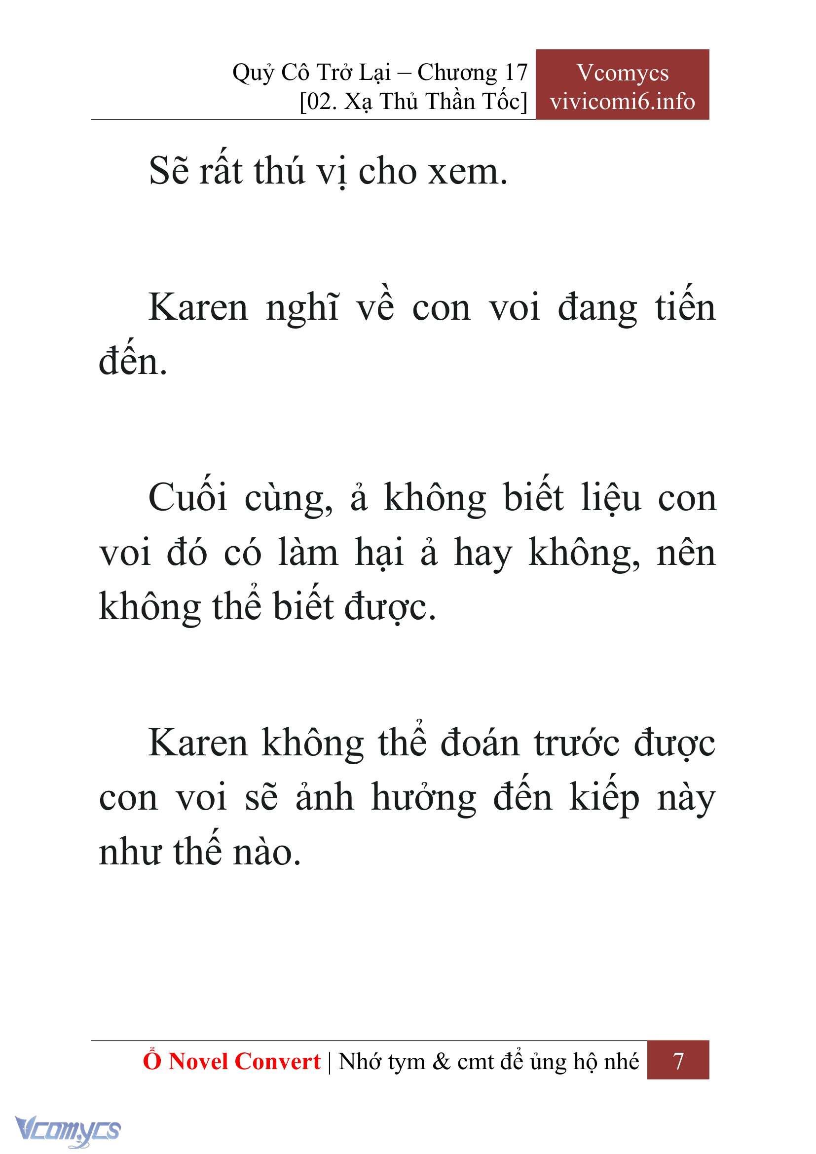 [Novel] Quý Cô Trở Lại Chapter 17 - Trang 10