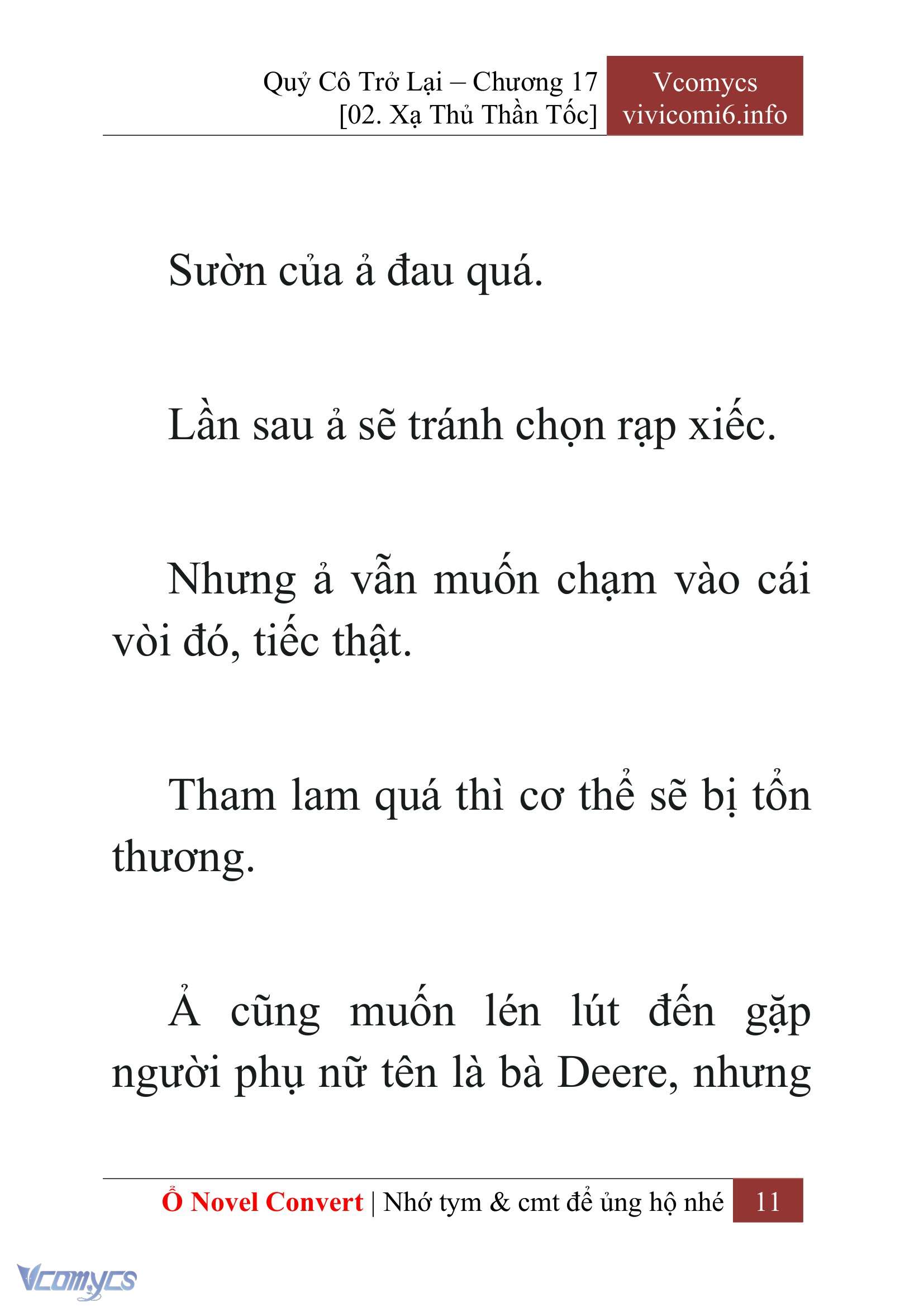 [Novel] Quý Cô Trở Lại Chapter 17 - Trang 14