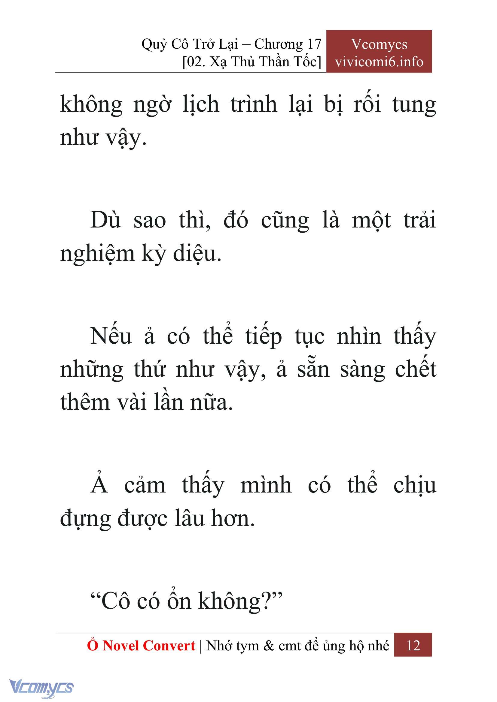 [Novel] Quý Cô Trở Lại Chapter 17 - Trang 15