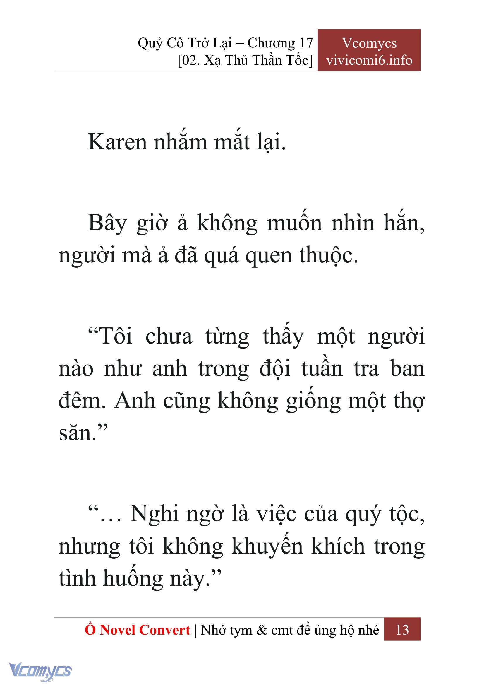 [Novel] Quý Cô Trở Lại Chapter 17 - Trang 16