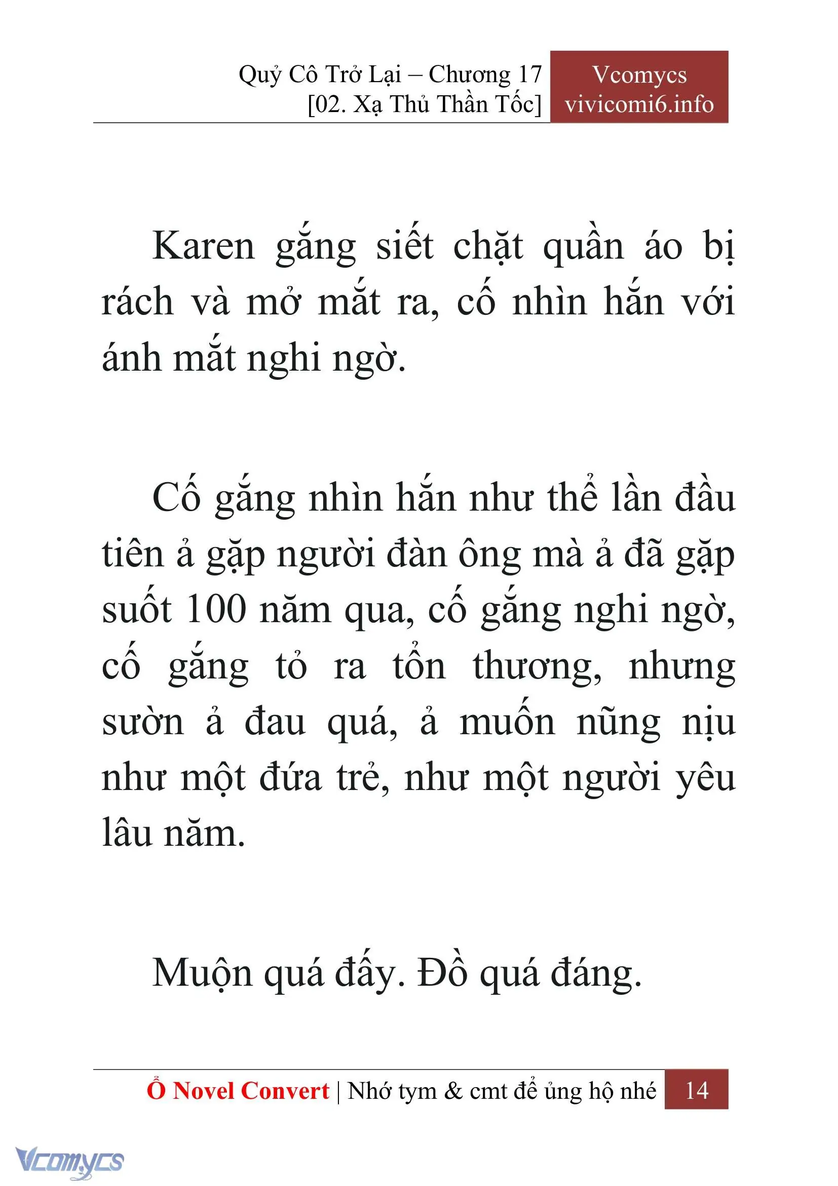 [Novel] Quý Cô Trở Lại Chapter 17 - Trang 17