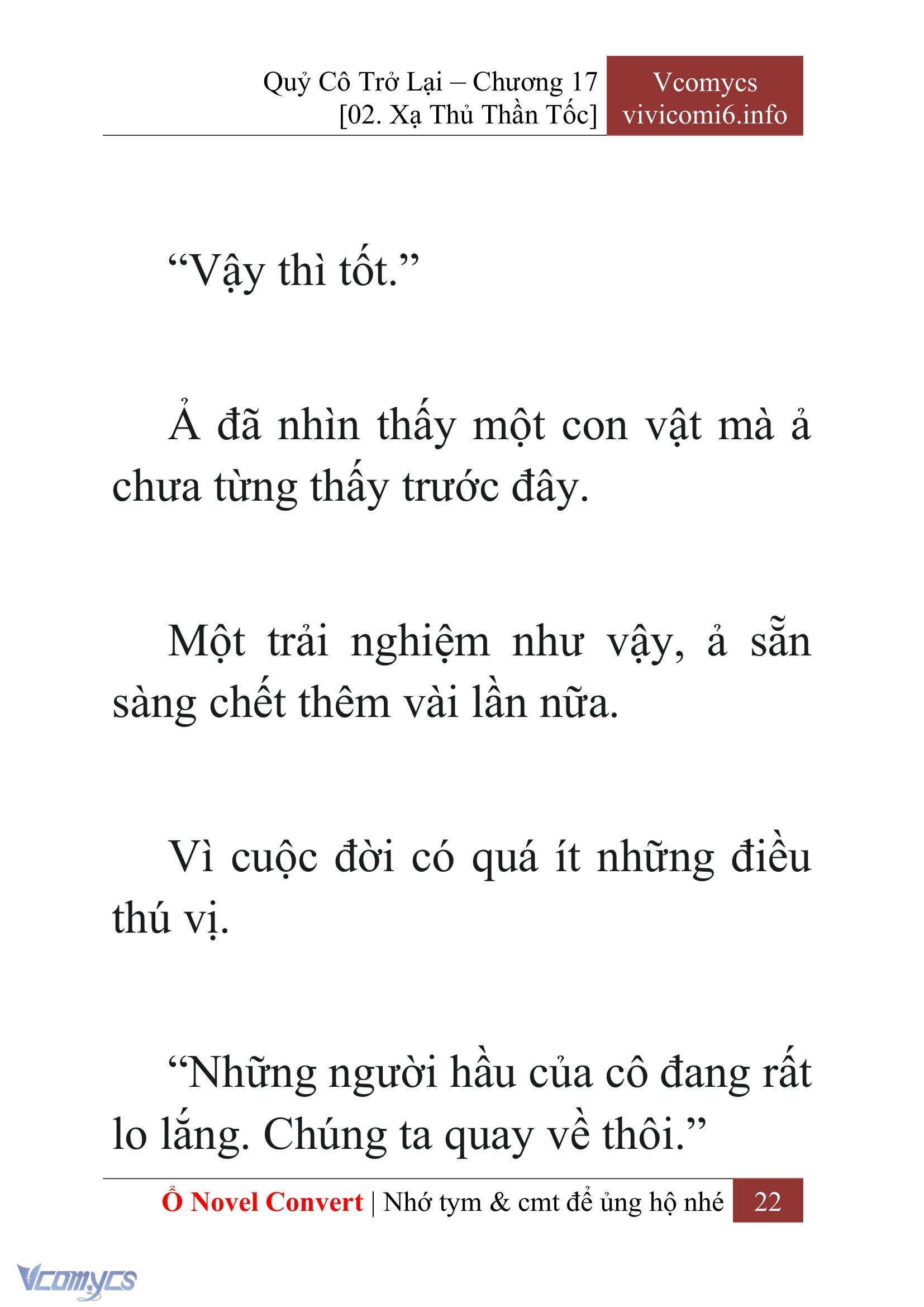 [Novel] Quý Cô Trở Lại Chapter 17 - Trang 25
