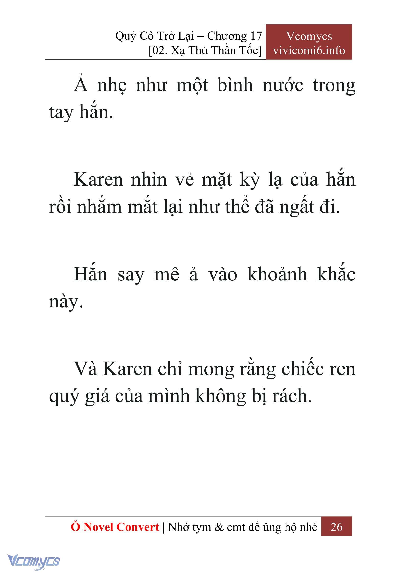 [Novel] Quý Cô Trở Lại Chapter 17 - Trang 29