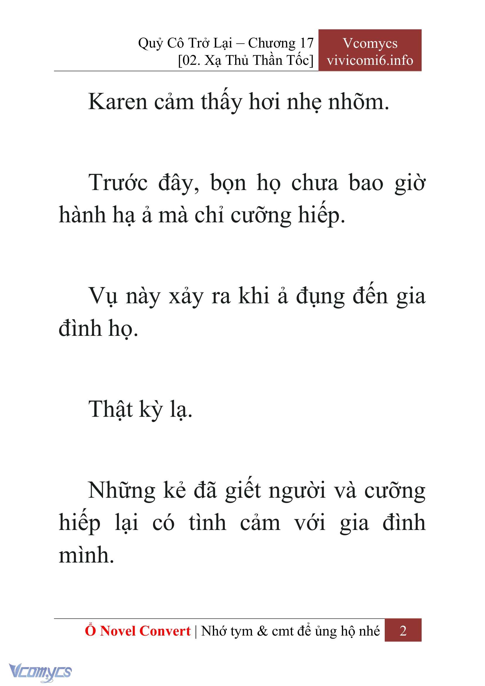 [Novel] Quý Cô Trở Lại Chapter 17 - Trang 5
