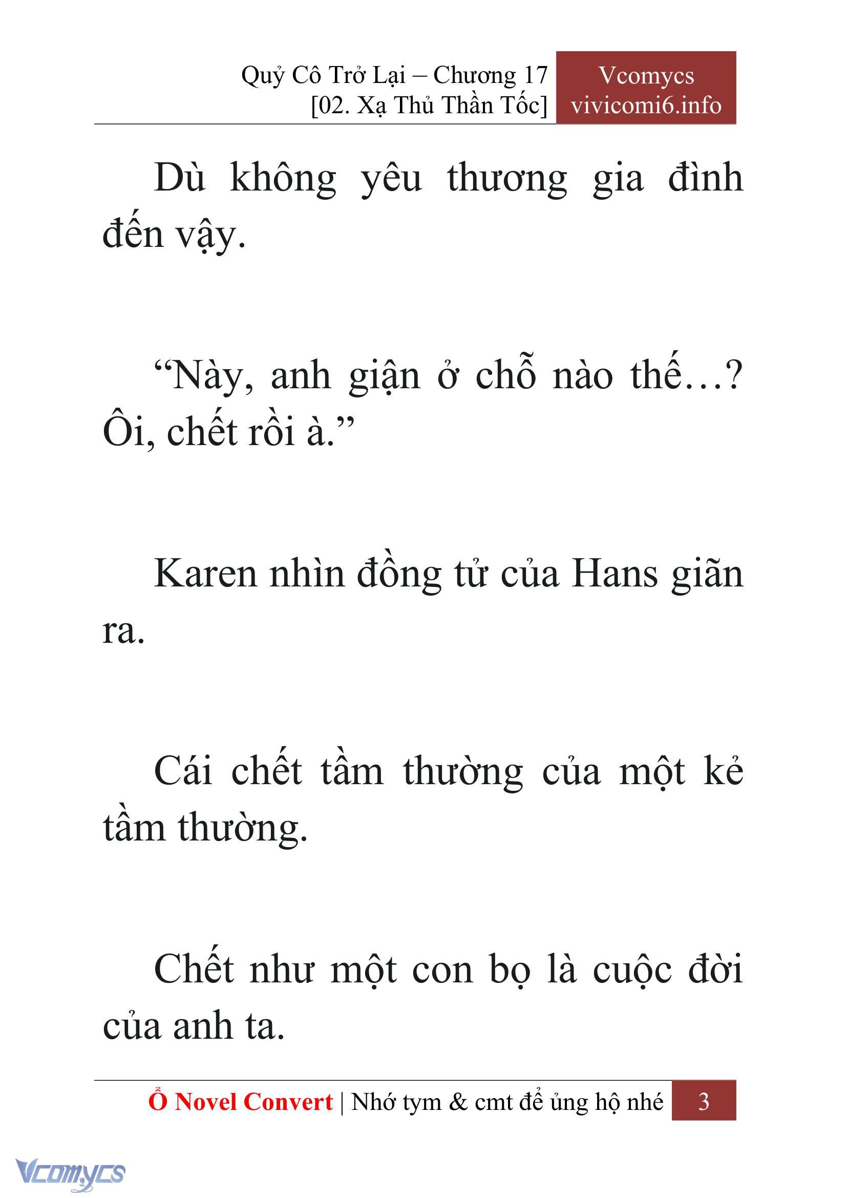 [Novel] Quý Cô Trở Lại Chapter 17 - Trang 6