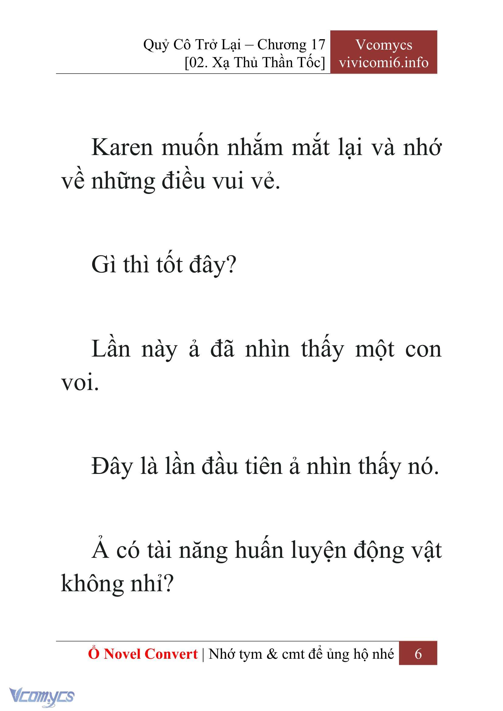 [Novel] Quý Cô Trở Lại Chapter 17 - Trang 9