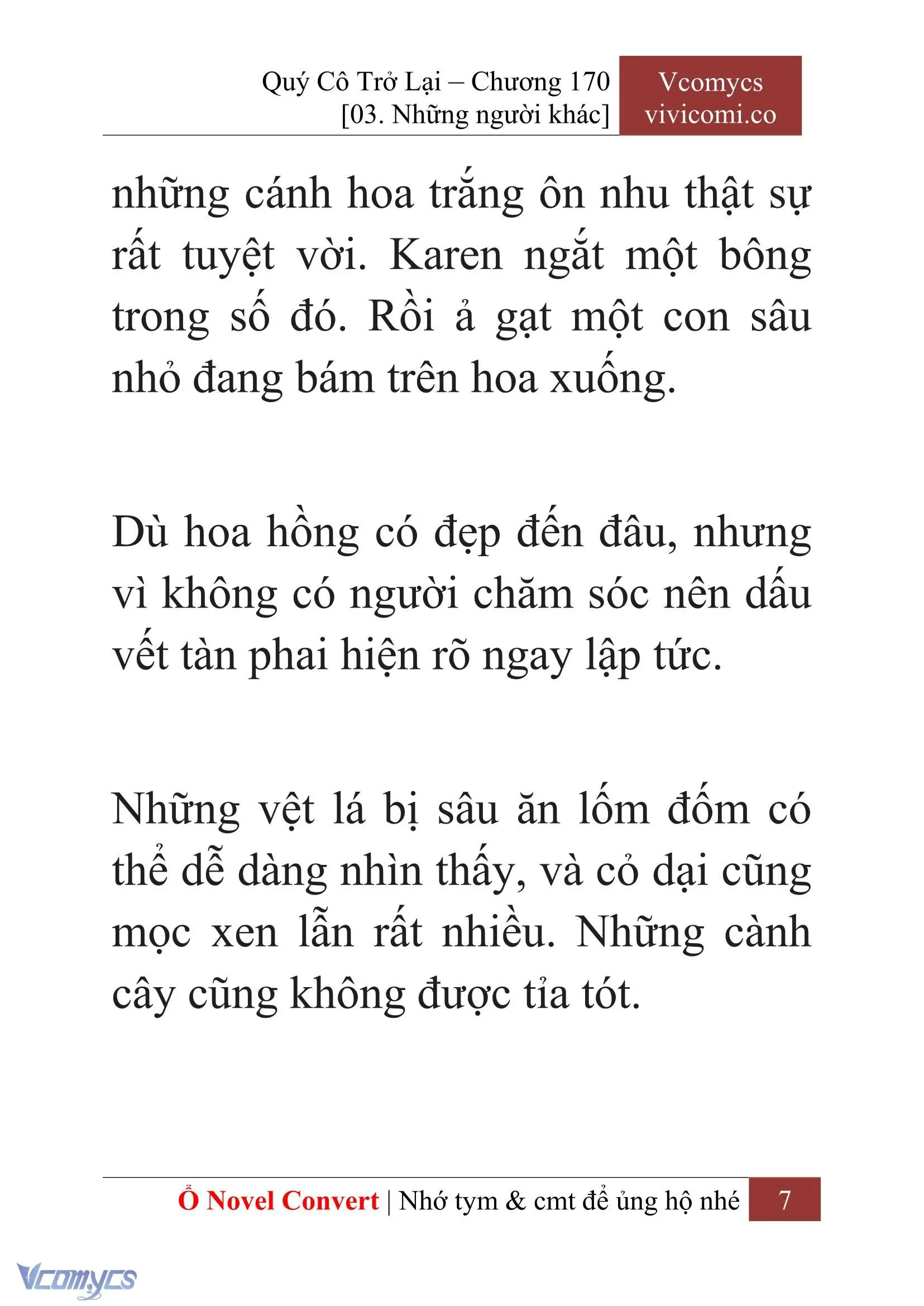 [Novel] Quý Cô Trở Lại Chapter 170 - Trang 10
