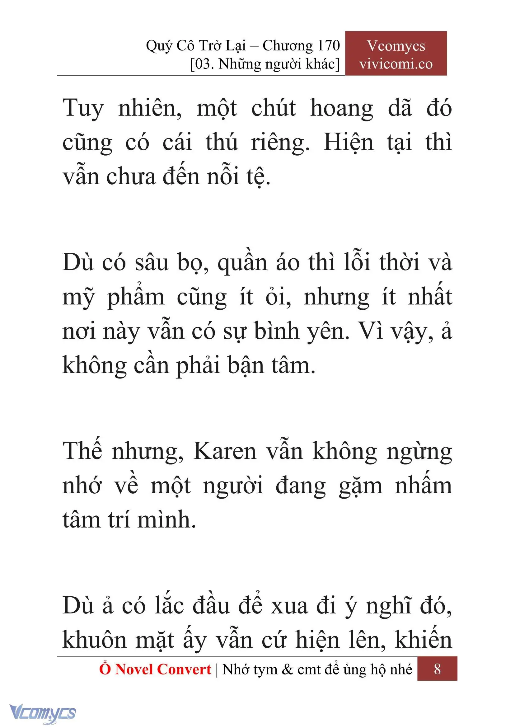 [Novel] Quý Cô Trở Lại Chapter 170 - Trang 11