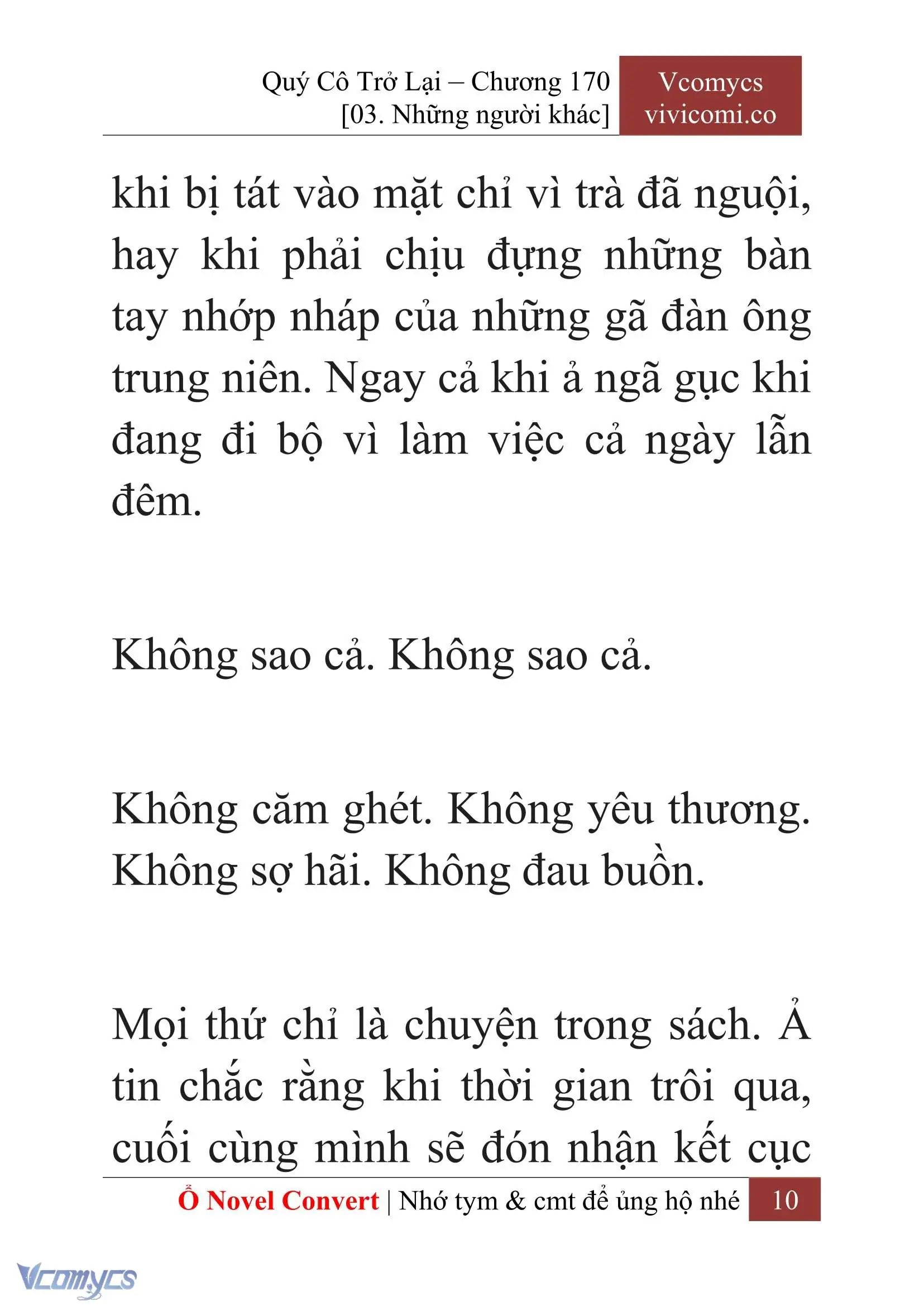 [Novel] Quý Cô Trở Lại Chapter 170 - Trang 13