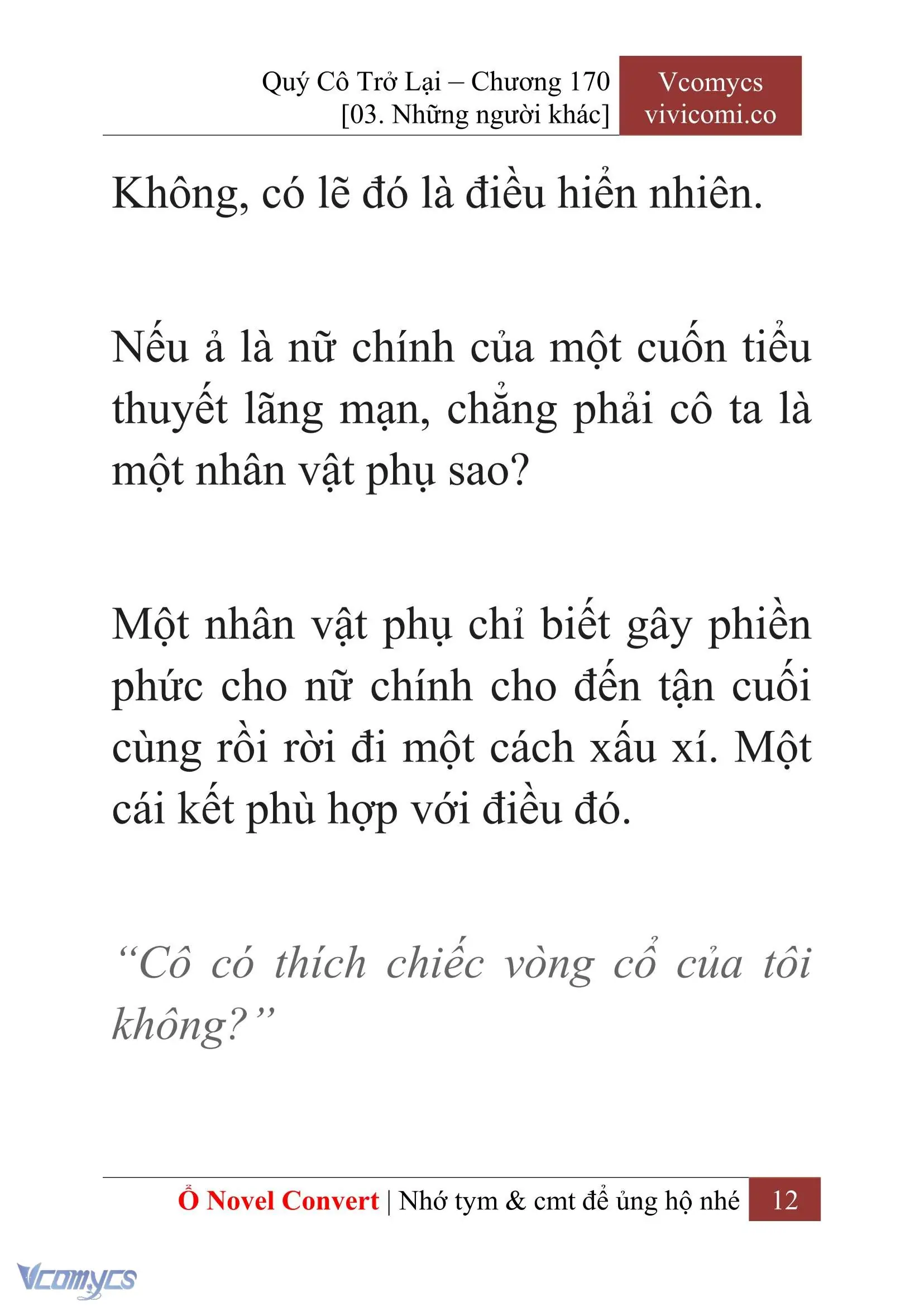 [Novel] Quý Cô Trở Lại Chapter 170 - Trang 15