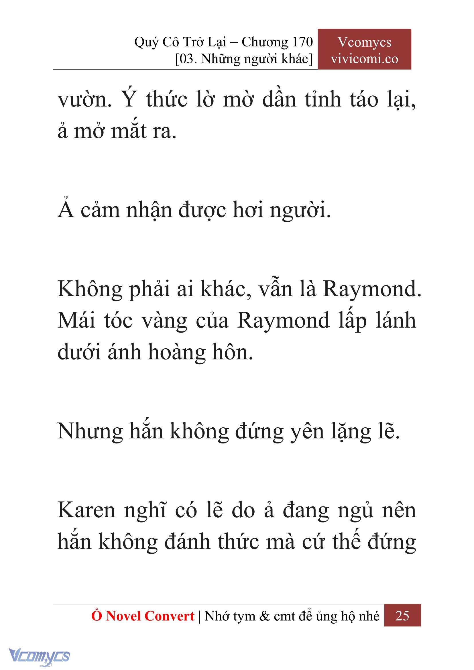 [Novel] Quý Cô Trở Lại Chapter 170 - Trang 28