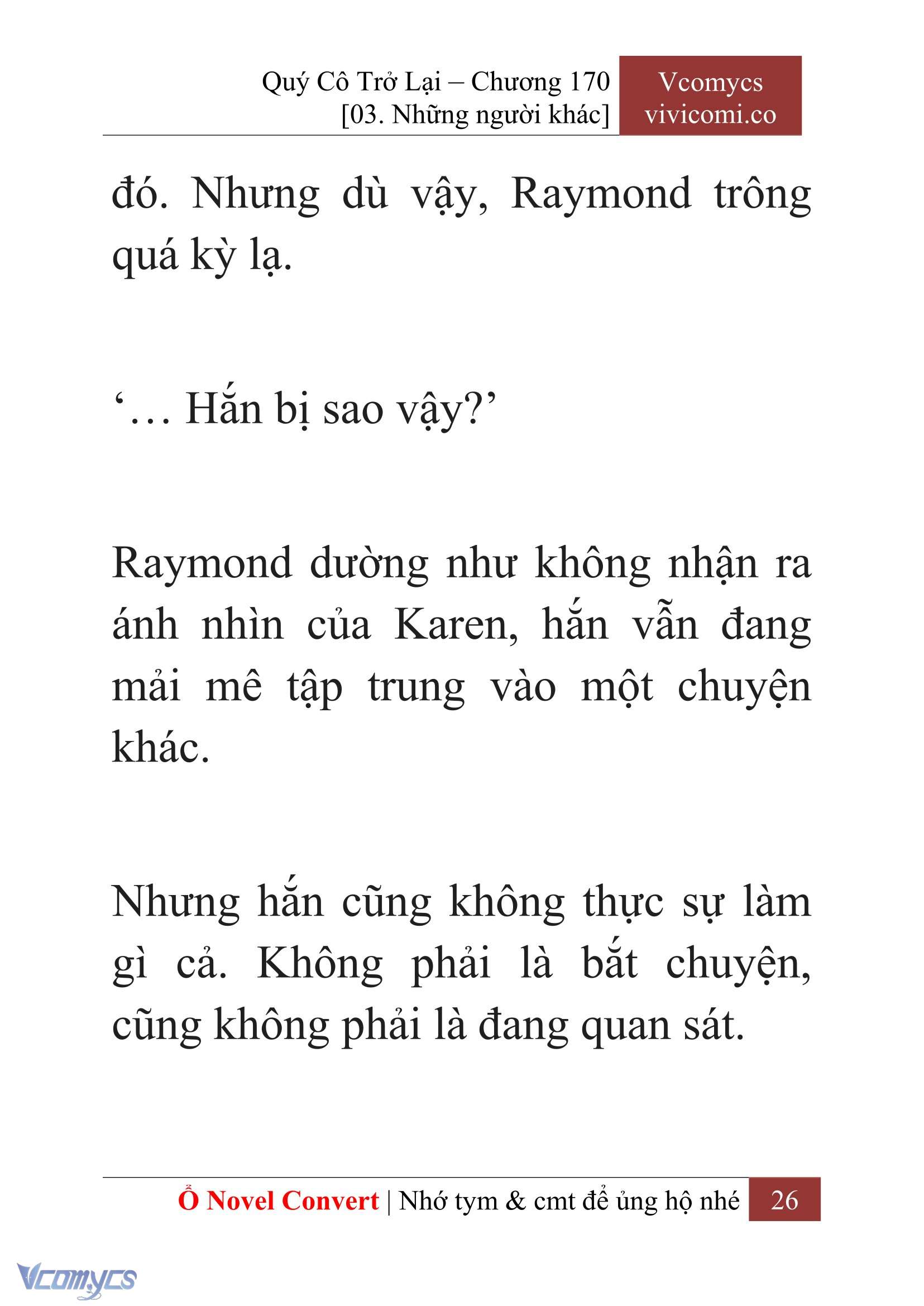 [Novel] Quý Cô Trở Lại Chapter 170 - Trang 29