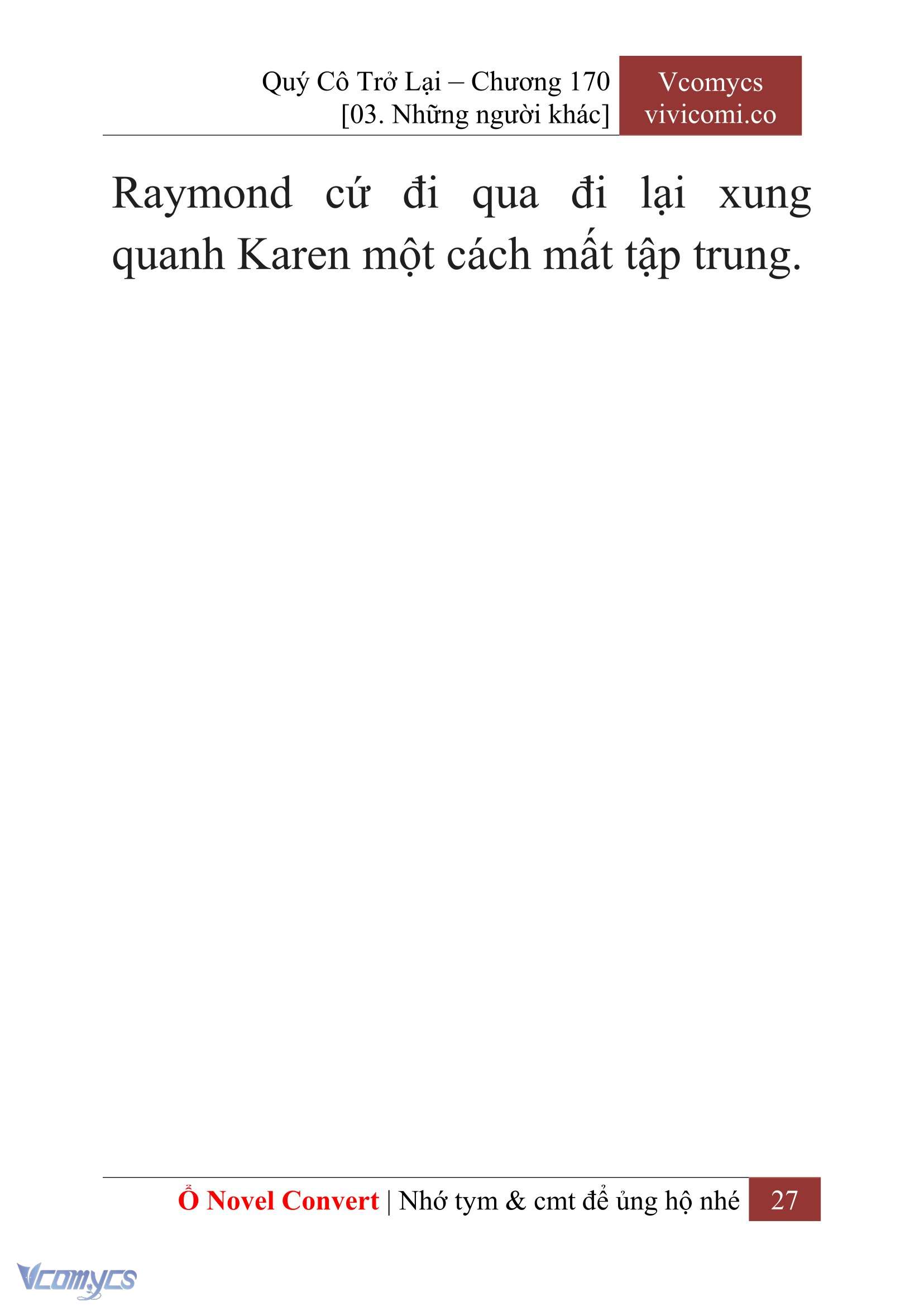 [Novel] Quý Cô Trở Lại Chapter 170 - Trang 30