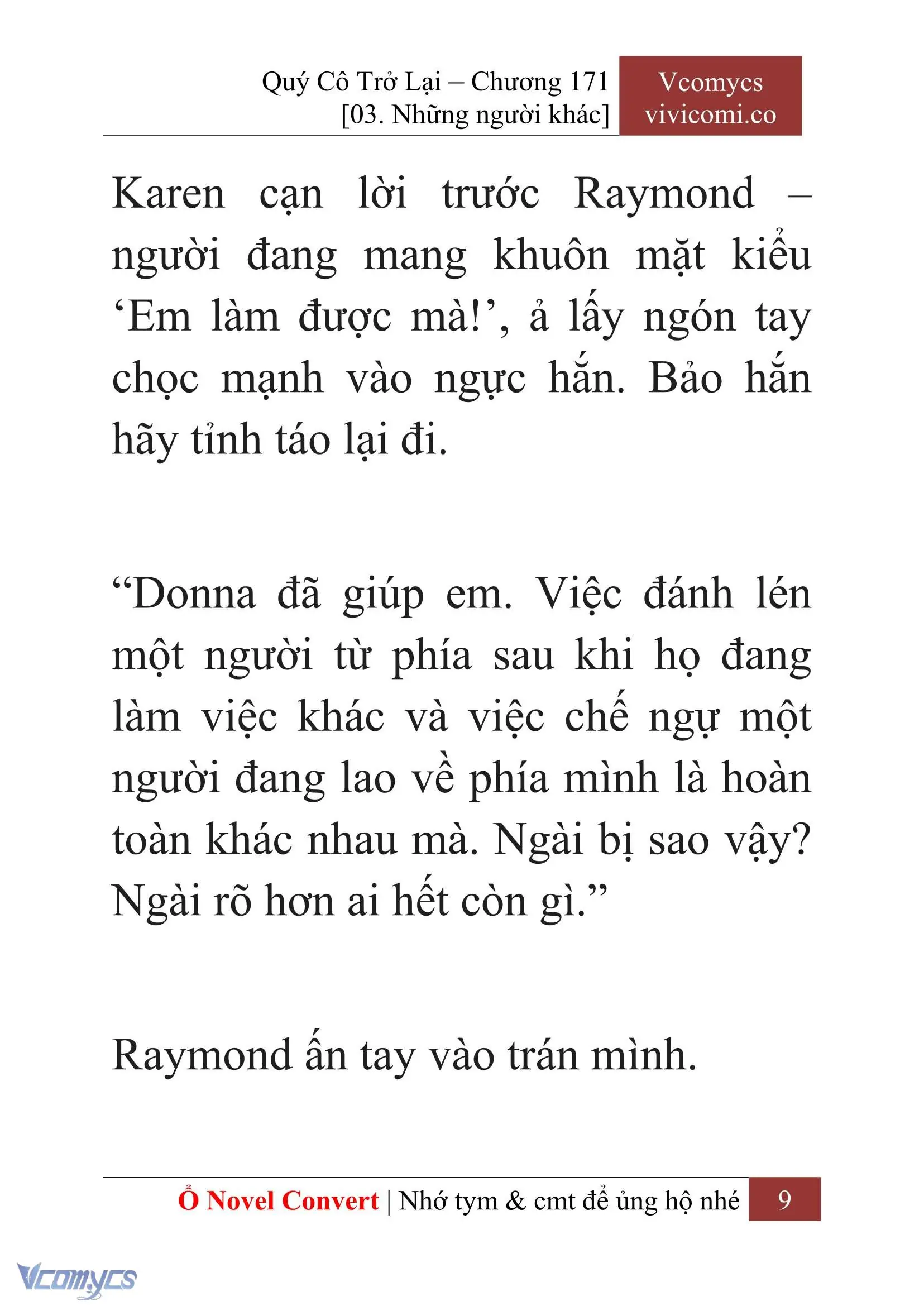[Novel] Quý Cô Trở Lại Chapter 171 - Trang 11