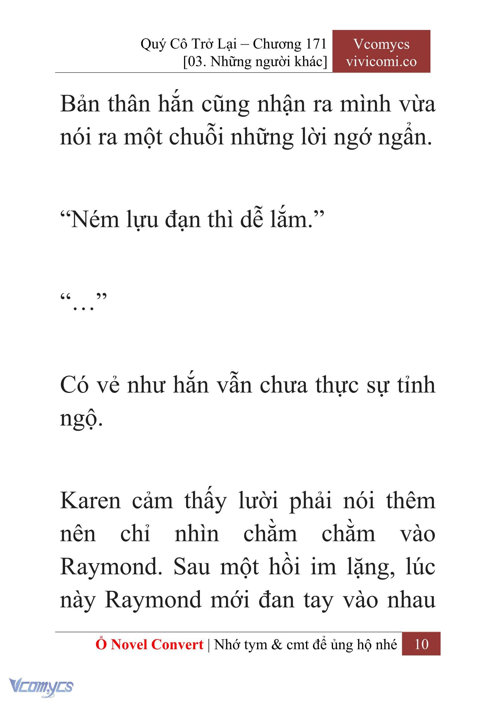 [Novel] Quý Cô Trở Lại Chapter 171 - Trang 12
