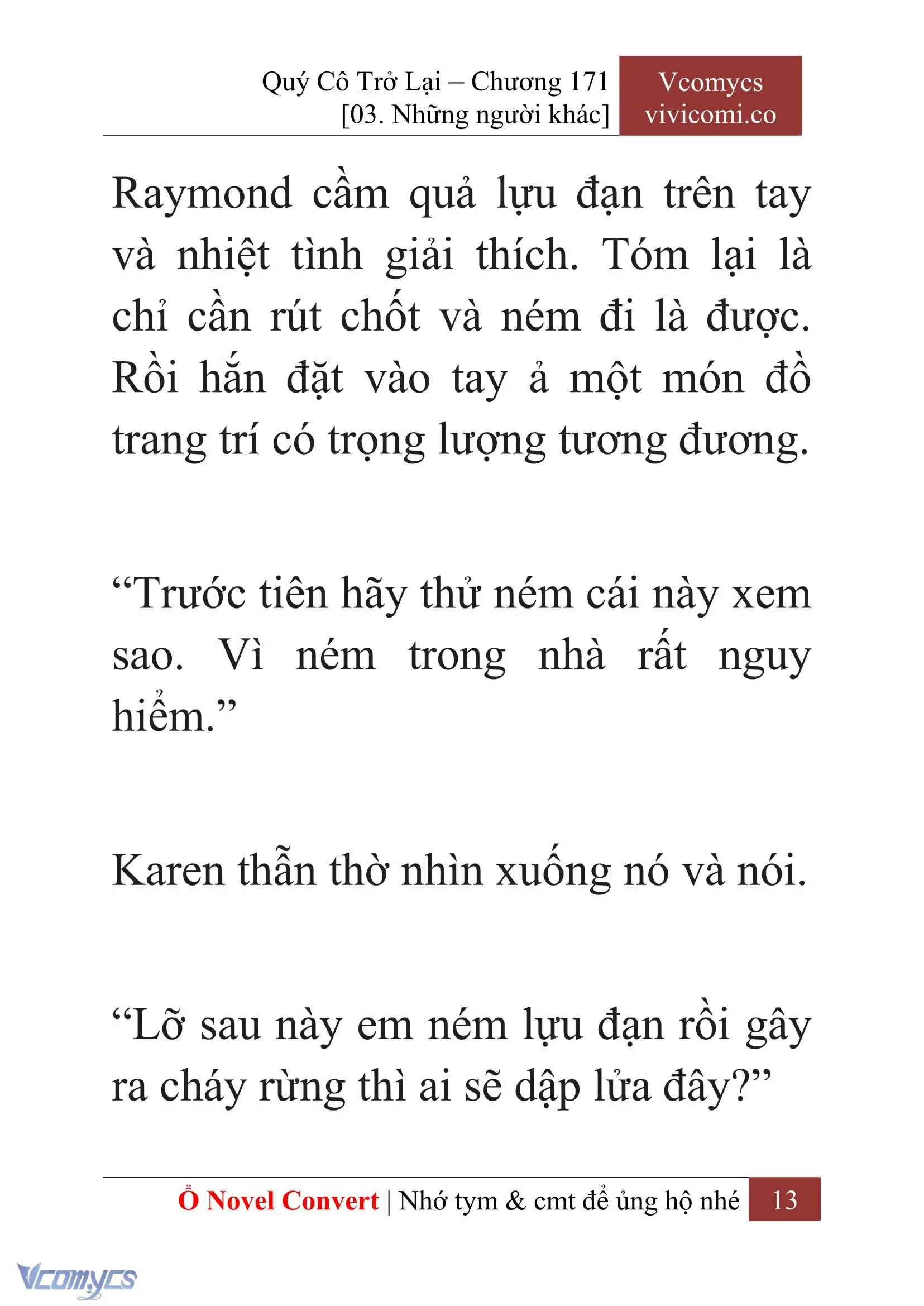 [Novel] Quý Cô Trở Lại Chapter 171 - Trang 15