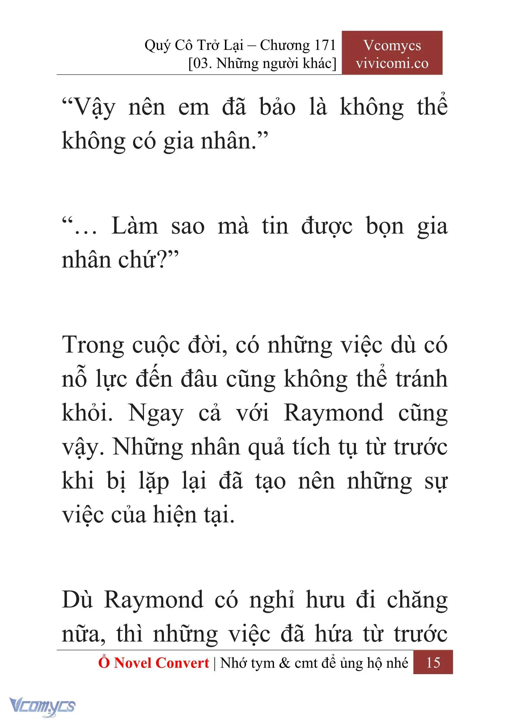 [Novel] Quý Cô Trở Lại Chapter 171 - Trang 17