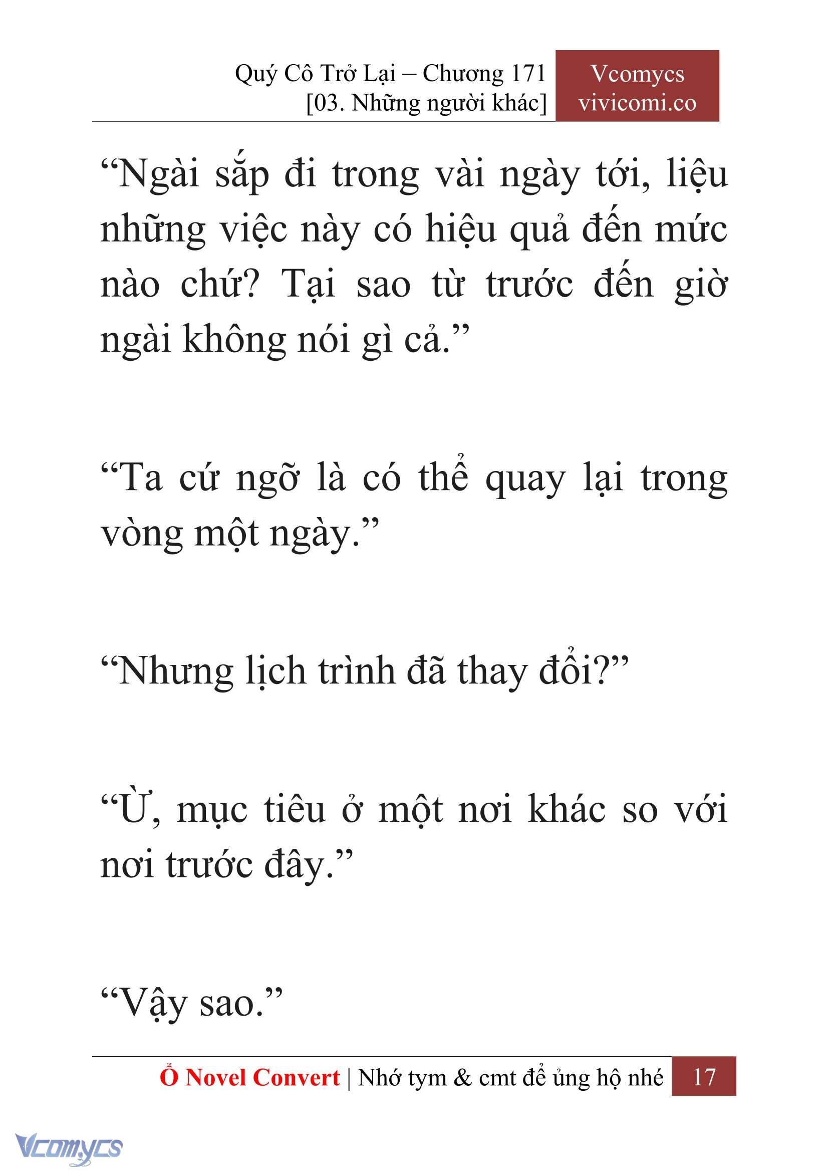[Novel] Quý Cô Trở Lại Chapter 171 - Trang 19