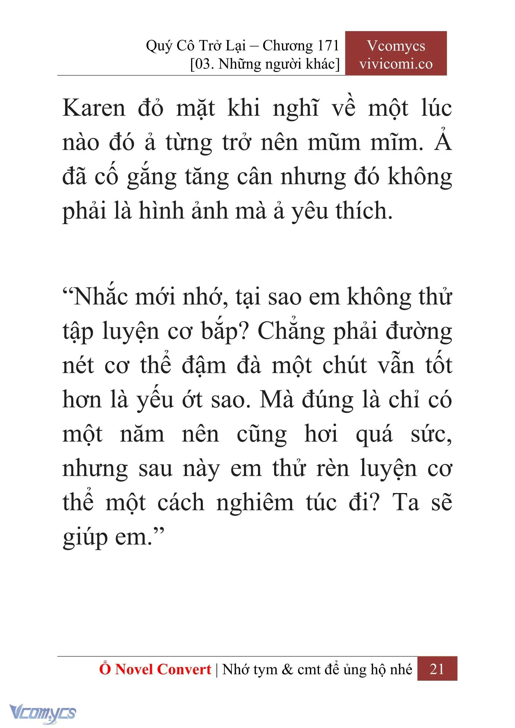 [Novel] Quý Cô Trở Lại Chapter 171 - Trang 23