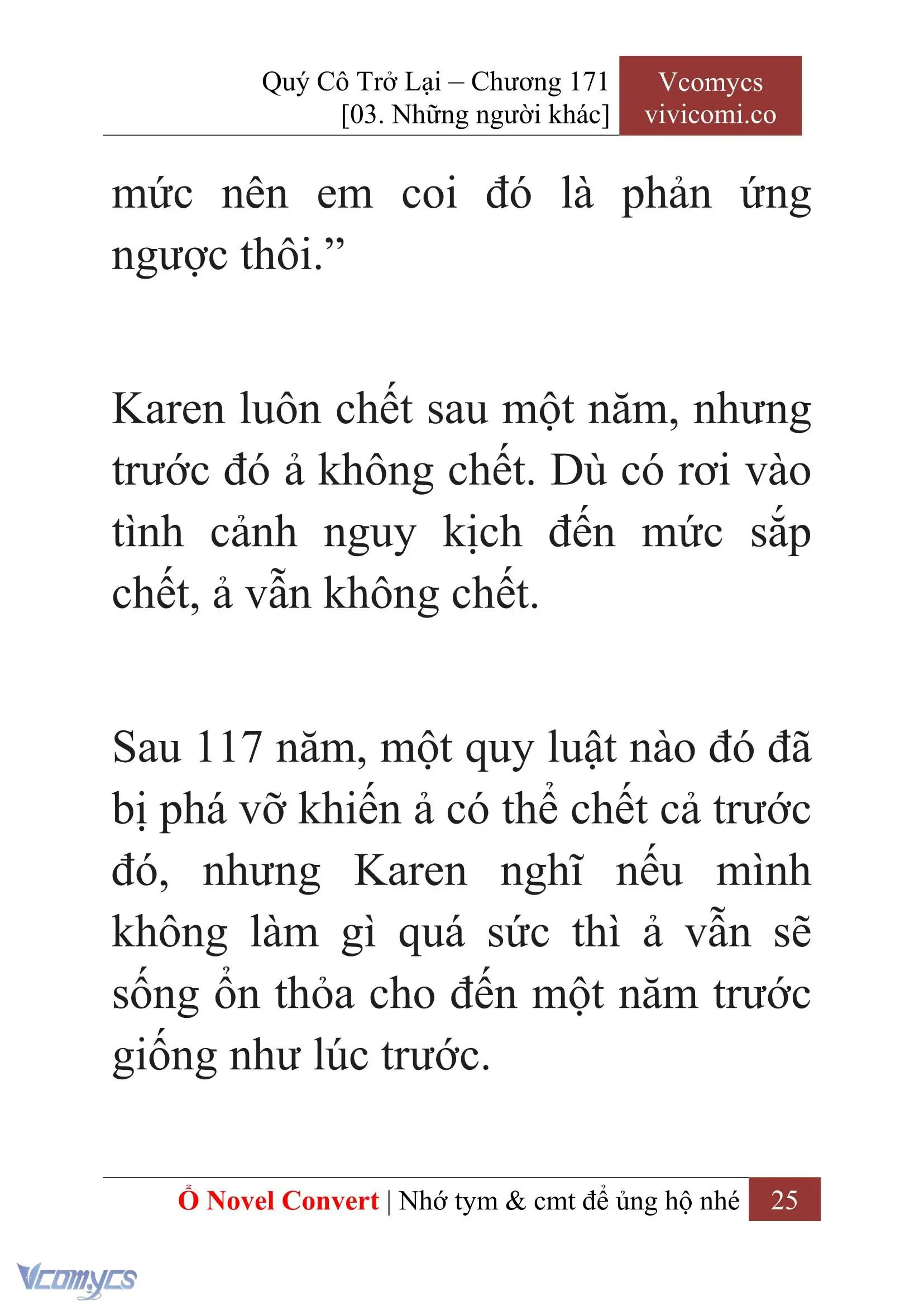[Novel] Quý Cô Trở Lại Chapter 171 - Trang 27