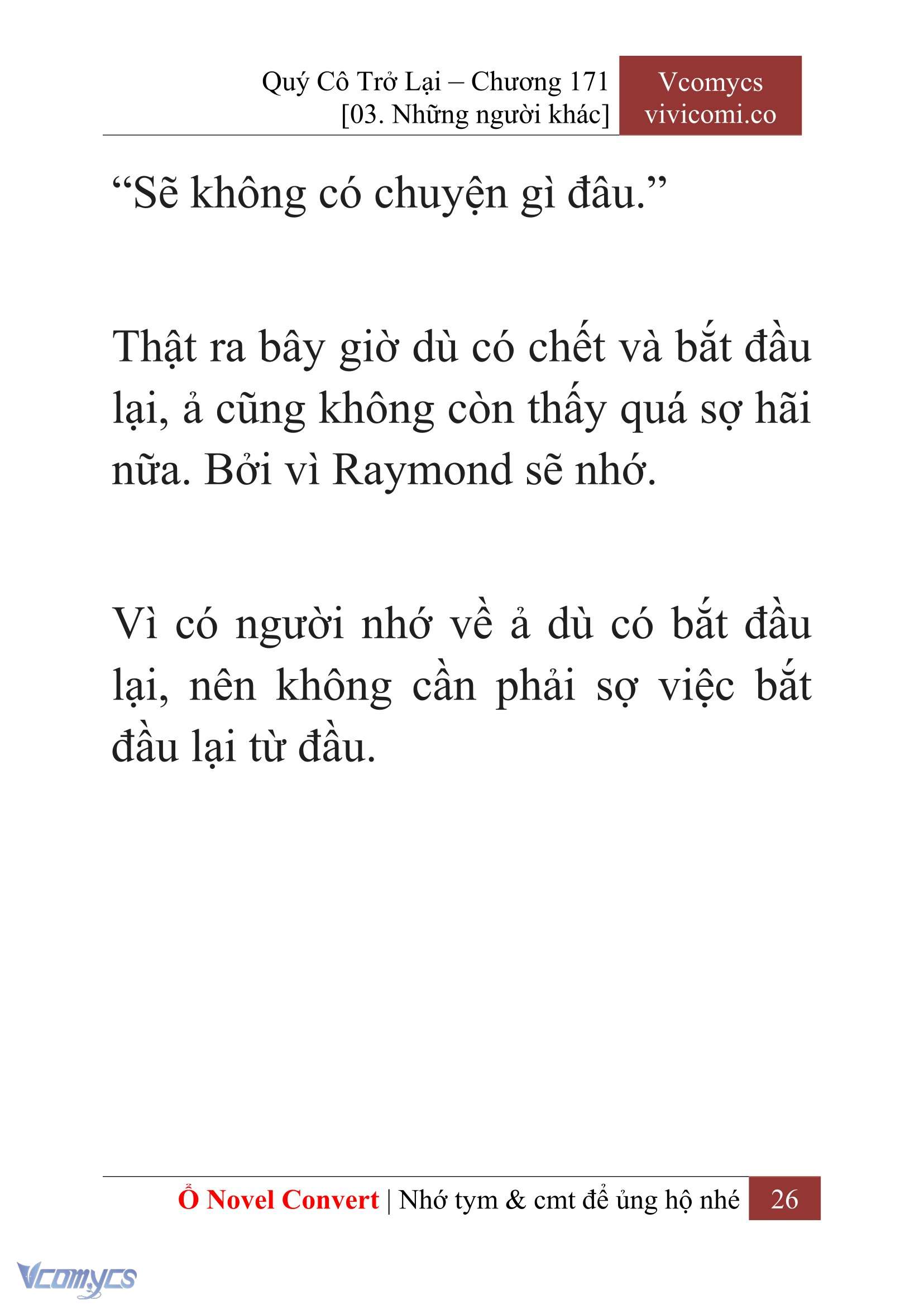 [Novel] Quý Cô Trở Lại Chapter 171 - Trang 28
