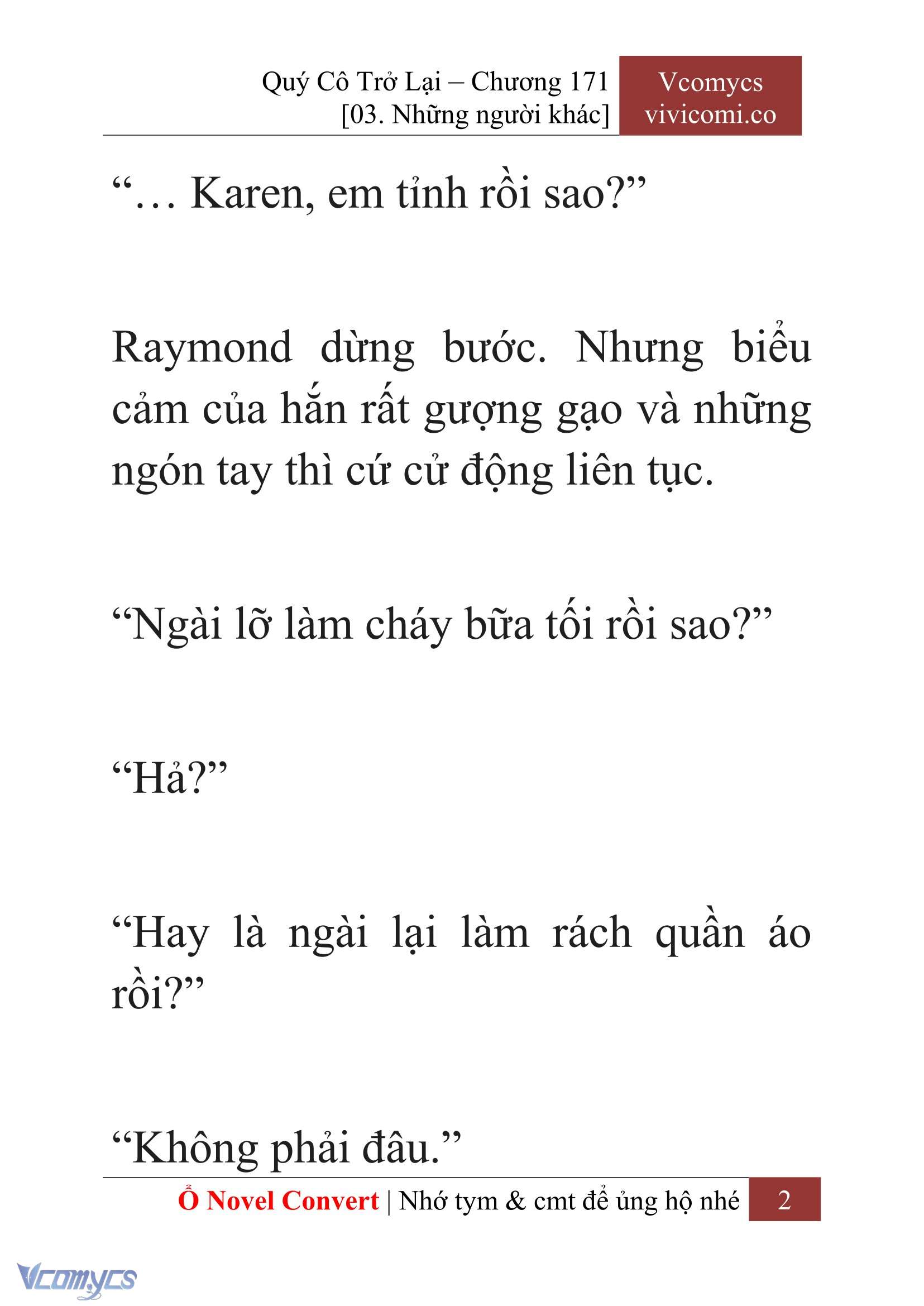 [Novel] Quý Cô Trở Lại Chapter 171 - Trang 4