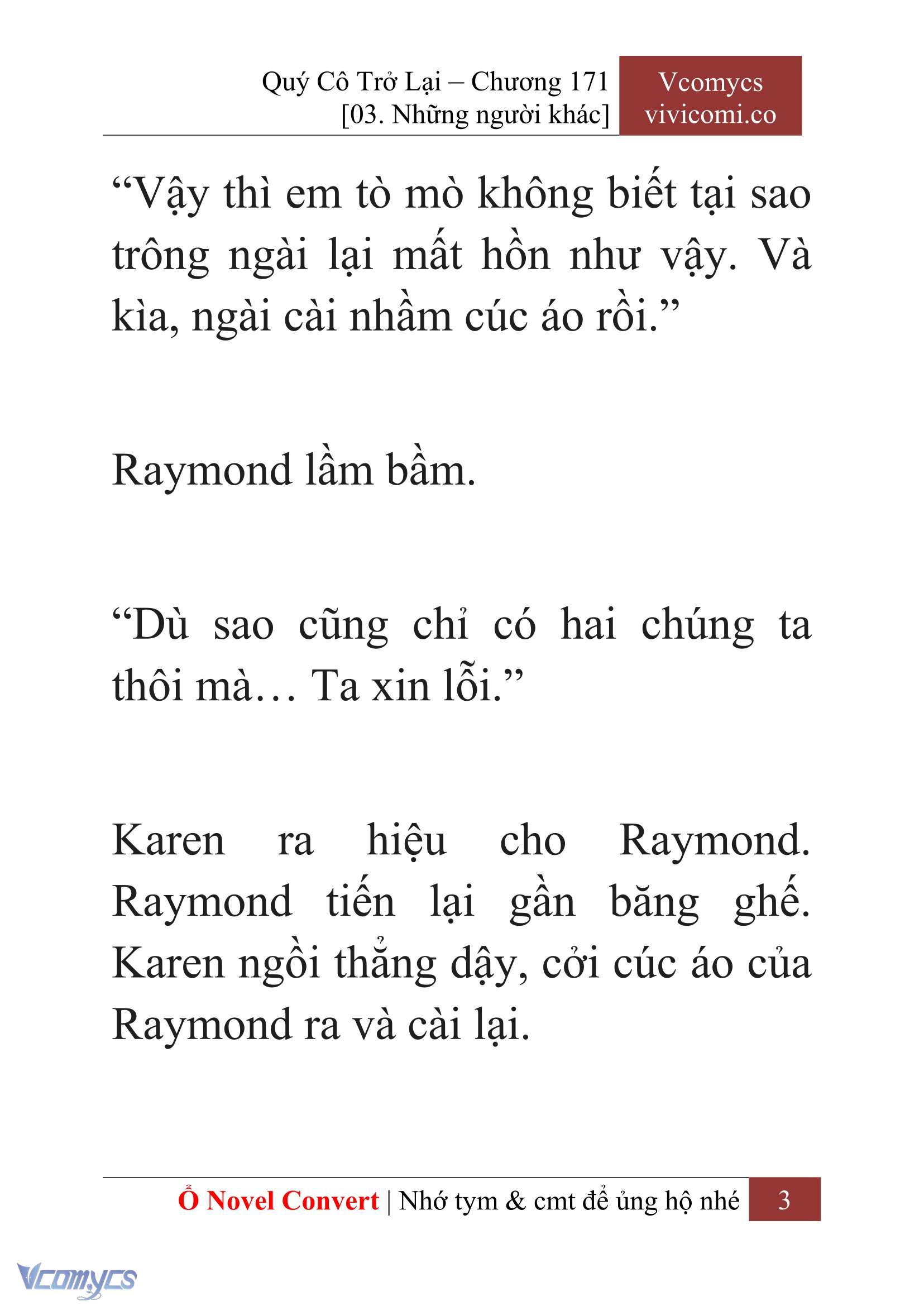 [Novel] Quý Cô Trở Lại Chapter 171 - Trang 5
