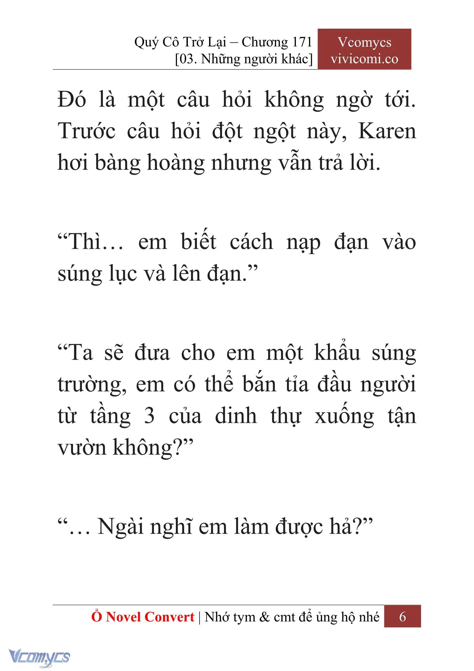 [Novel] Quý Cô Trở Lại Chapter 171 - Trang 8