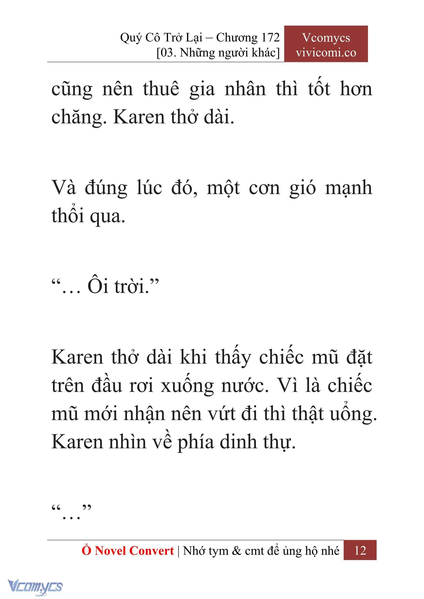 [Novel] Quý Cô Trở Lại Chapter 172 - Trang 15